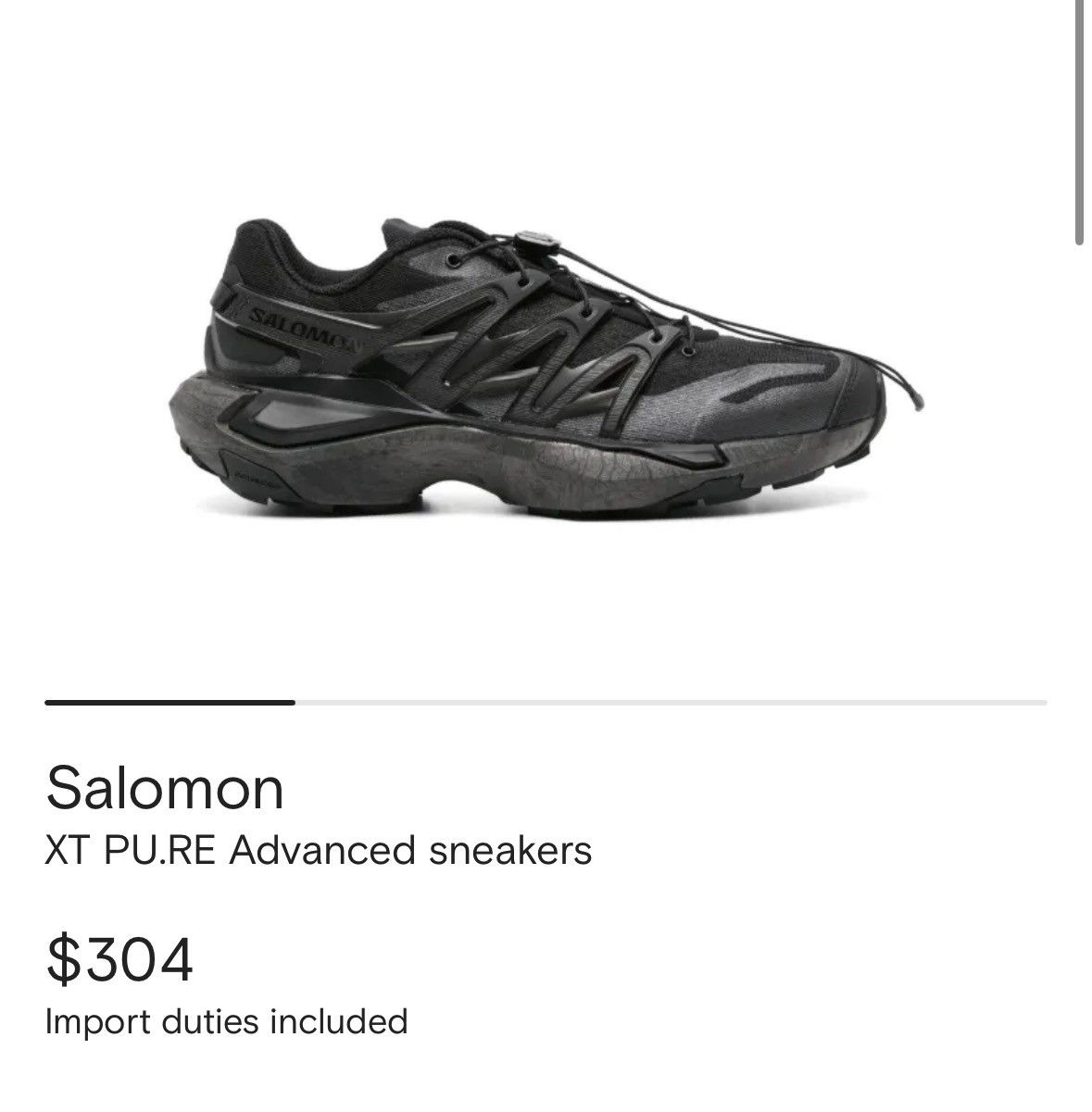 Salomon XT PU.RE Advanced Sneakers Size US 12 / EU 45 - 1 Thumbnail
