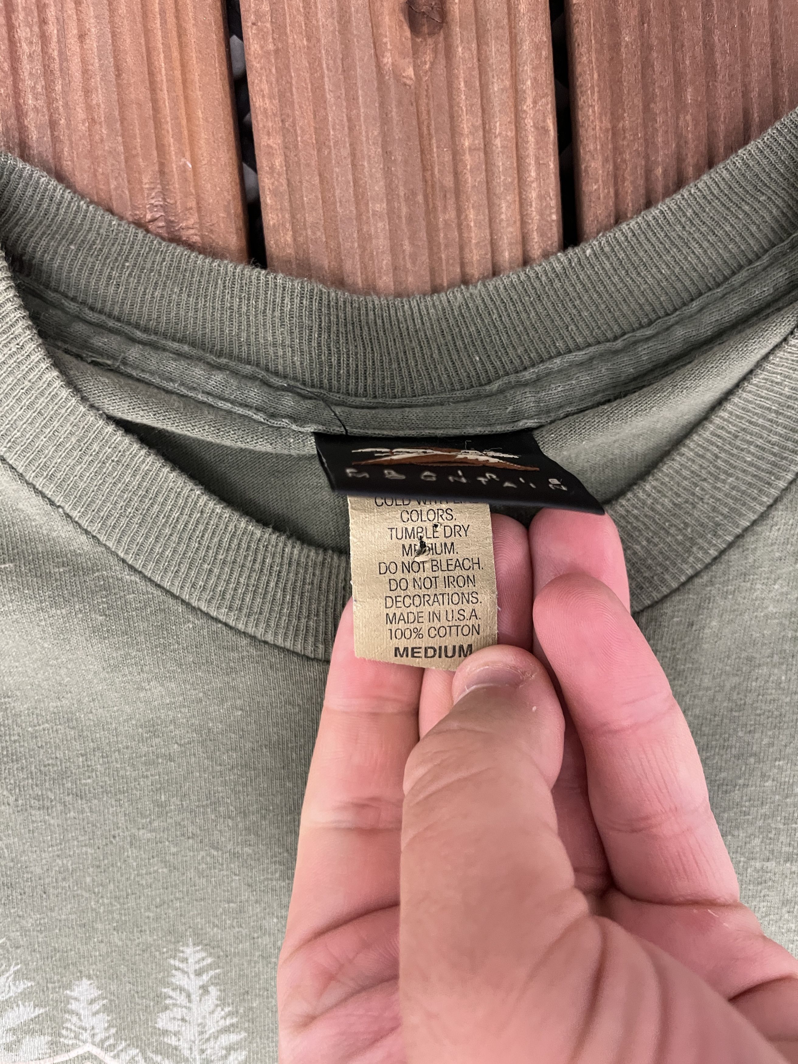 Vintage Yellowstone National Park Vintage Green T-Shirt Tee Size US M / EU 48-50 / 2 - 5 Thumbnail