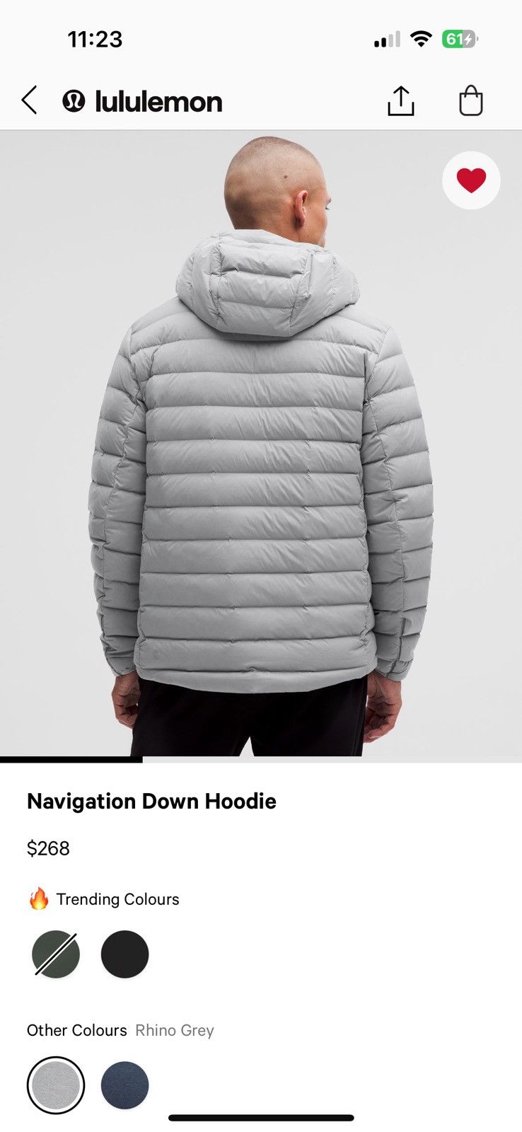Lululemon Navigation Down Hoodie Size US M / EU 48-50 / 2 - 2 Thumbnail