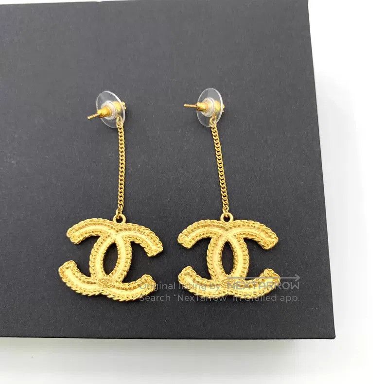 Chanel Chanel Golden double C wheat spike earrings Size ONE SIZE - 2 Thumbnail