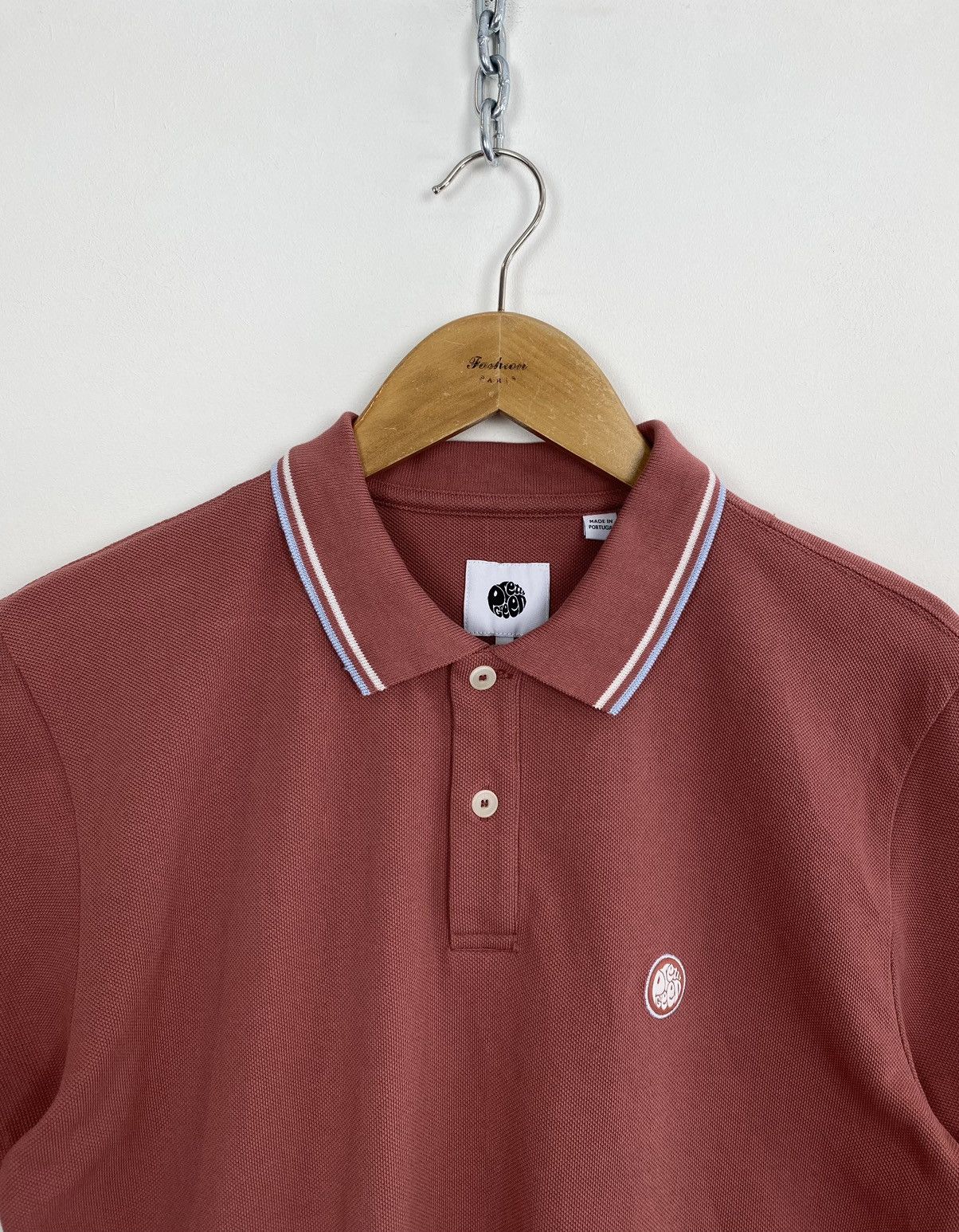 Pretty Green Pretty Green Short Sleeve Polo Shirt Men’s Size S Dusty Pink Size US S / EU 44-46 / 1 - 2 Thumbnail