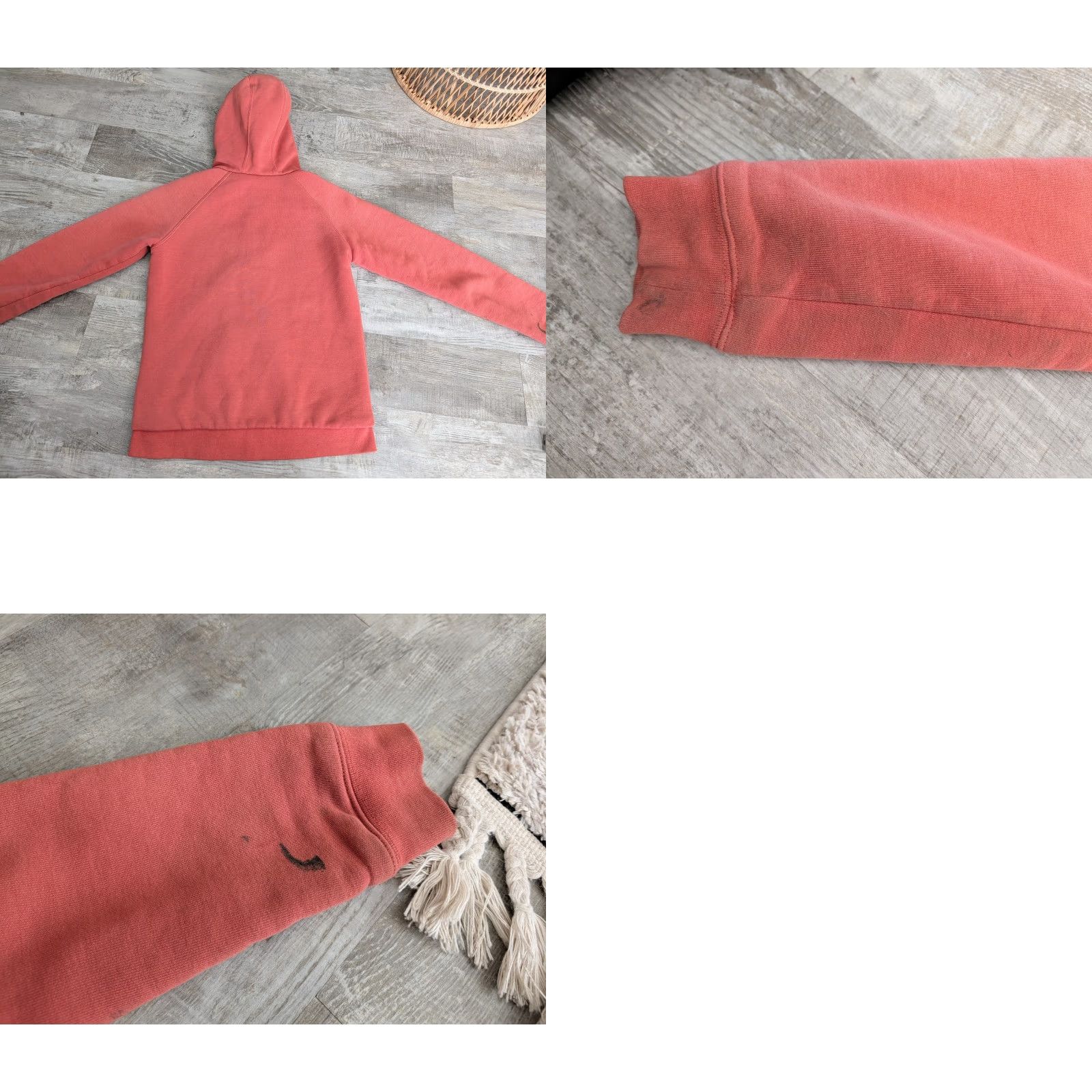 Carhartt VINTAGE Carhartt Hoodie Women's Small Pink Thermal Waffle Knit Full Zip Knit Lined 90s Logo USA Activewear Size S / US 4 / IT 40 - 10 Thumbnail