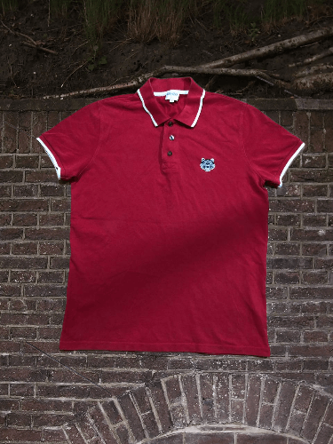 Kenzo polo Kenzo logo Y2K T-shirt red Vintage streetwear Size US S / EU 44-46 / 1 - 1 Thumbnail