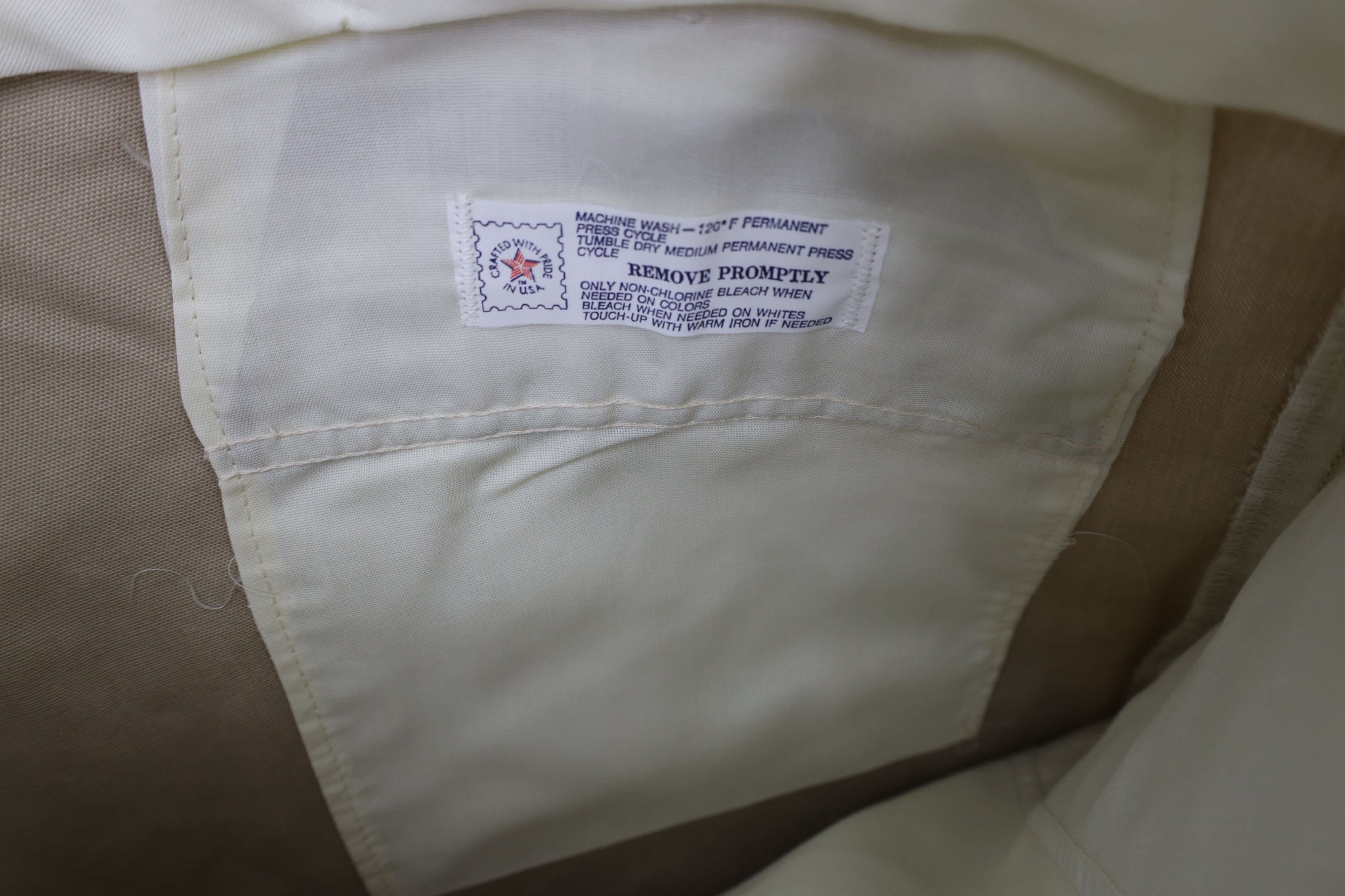 Vintage Vintage 70s Streetwear Made Above Knee Chino Shorts USA Size US 34 / EU 50 - 6 Thumbnail