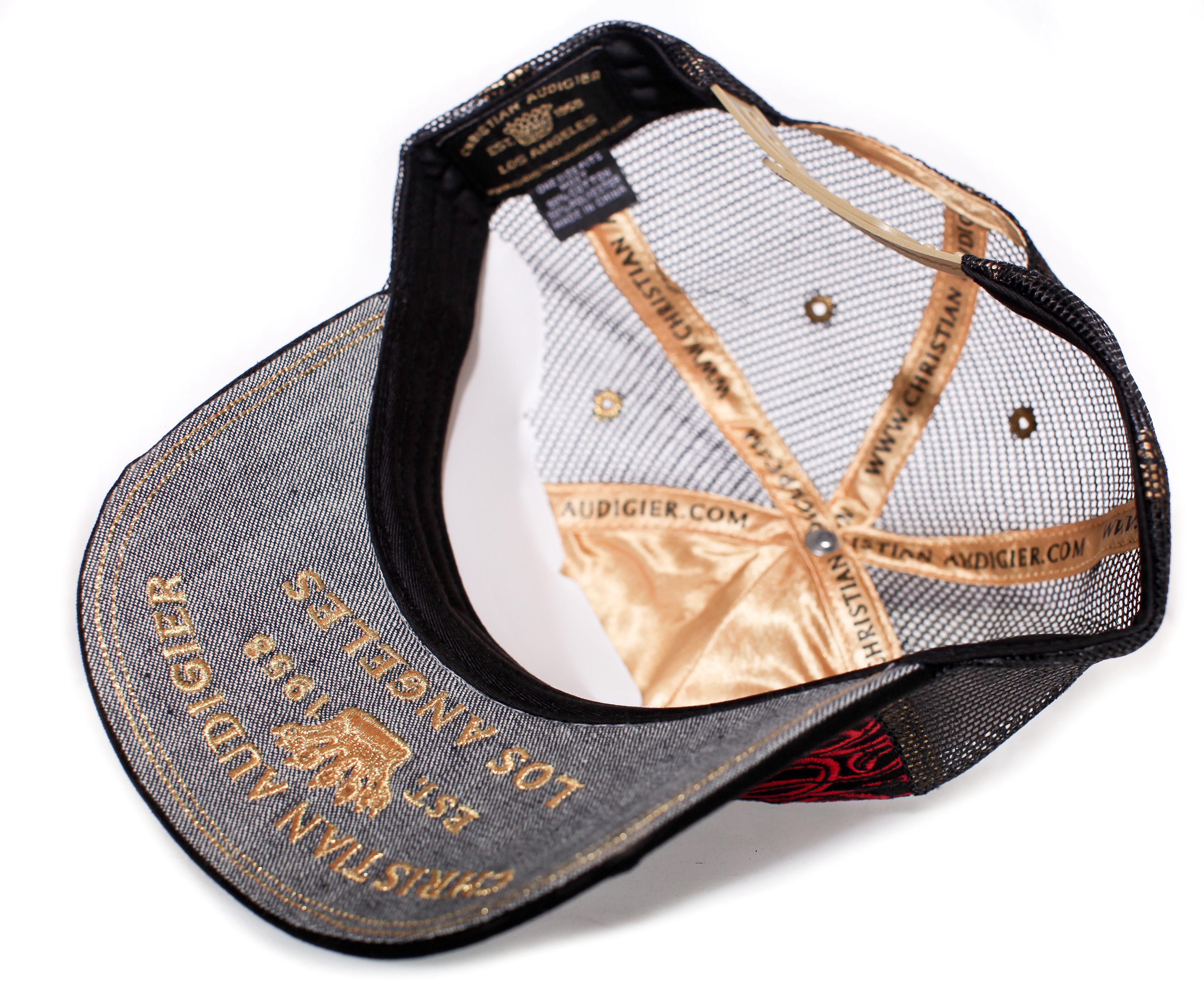 Other Christian Audigier Vintage/Authentic hats COA Black/Red Size ONE SIZE - 2 Thumbnail