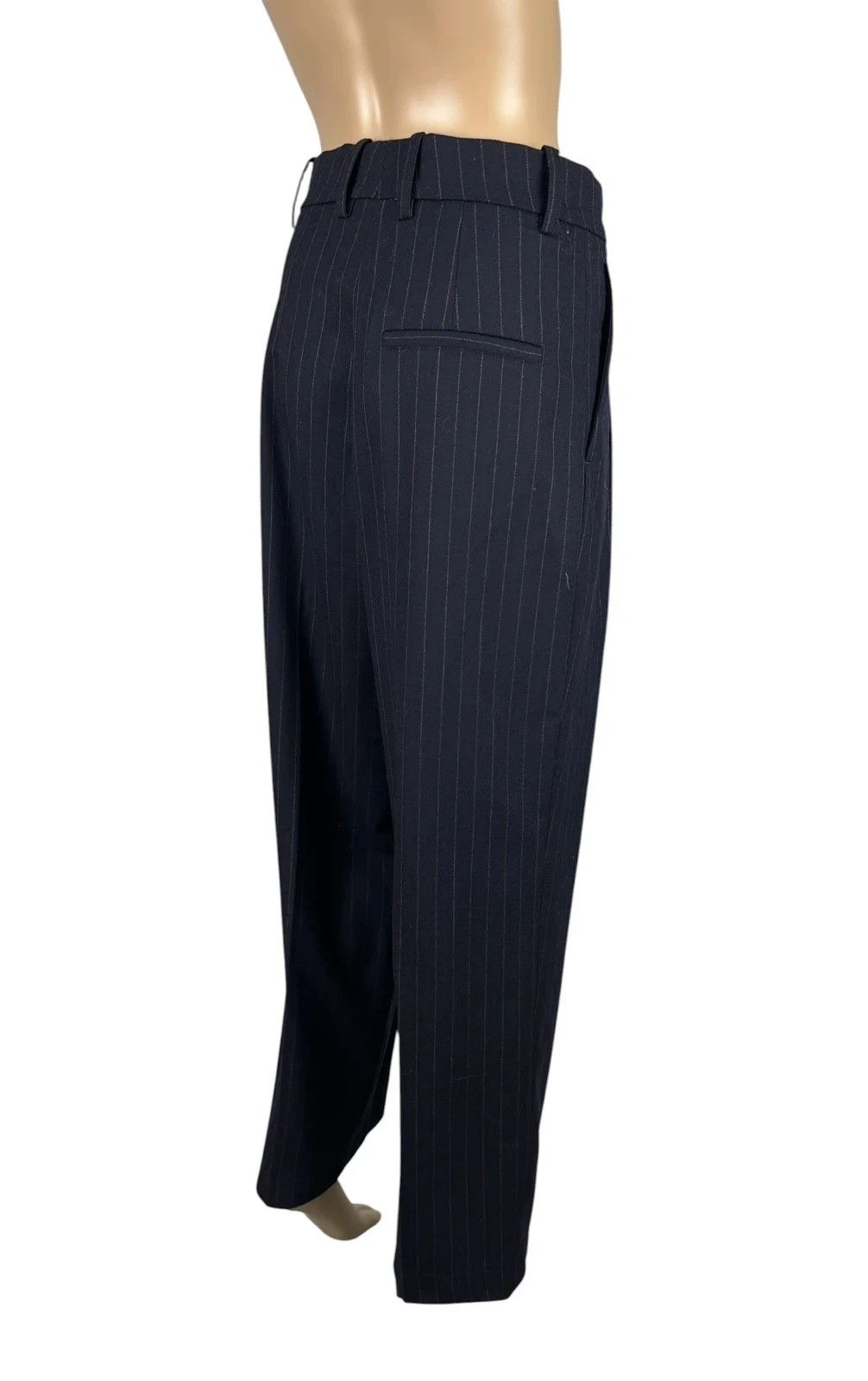 Arket Arket Wool Dress Pants Wide Leg Striped size 36 Size 26" / US 2 / IT 38 - 6 Thumbnail