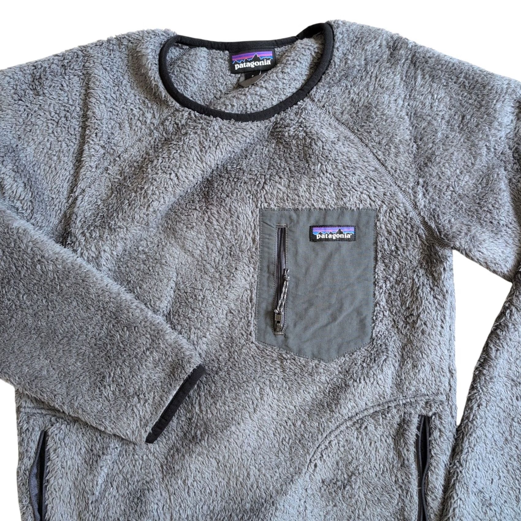 Patagonia Patagonia Mens Los Gatos Sherpa Fleece Crewneck Sweater Size S Gray Pullover Sweatshirt 25895 Size US S / EU 44-46 / 1 - 4 Thumbnail