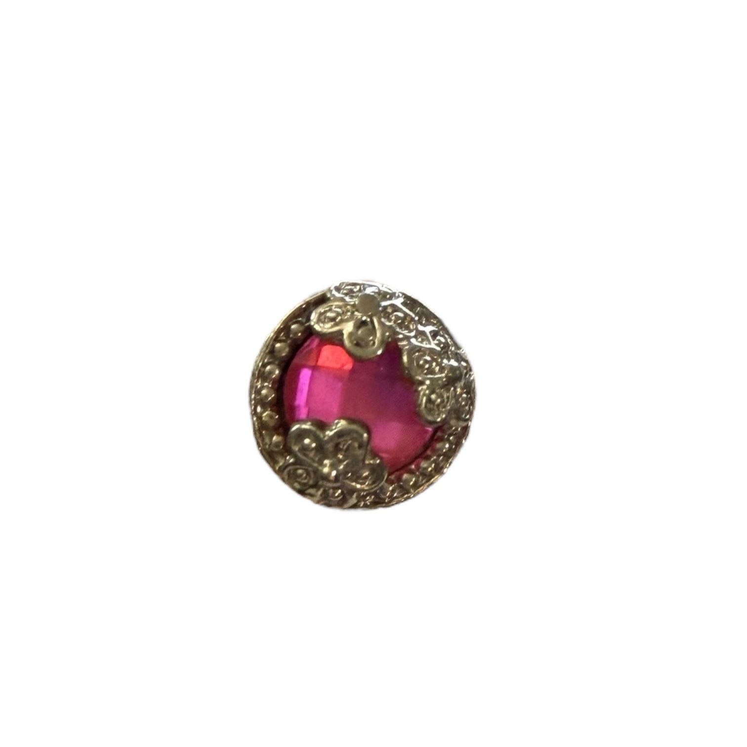 Other Silver Bling Heart Mouse Silver Pink Flower 3 Bracelet Charm Size ONE SIZE - 2 Thumbnail