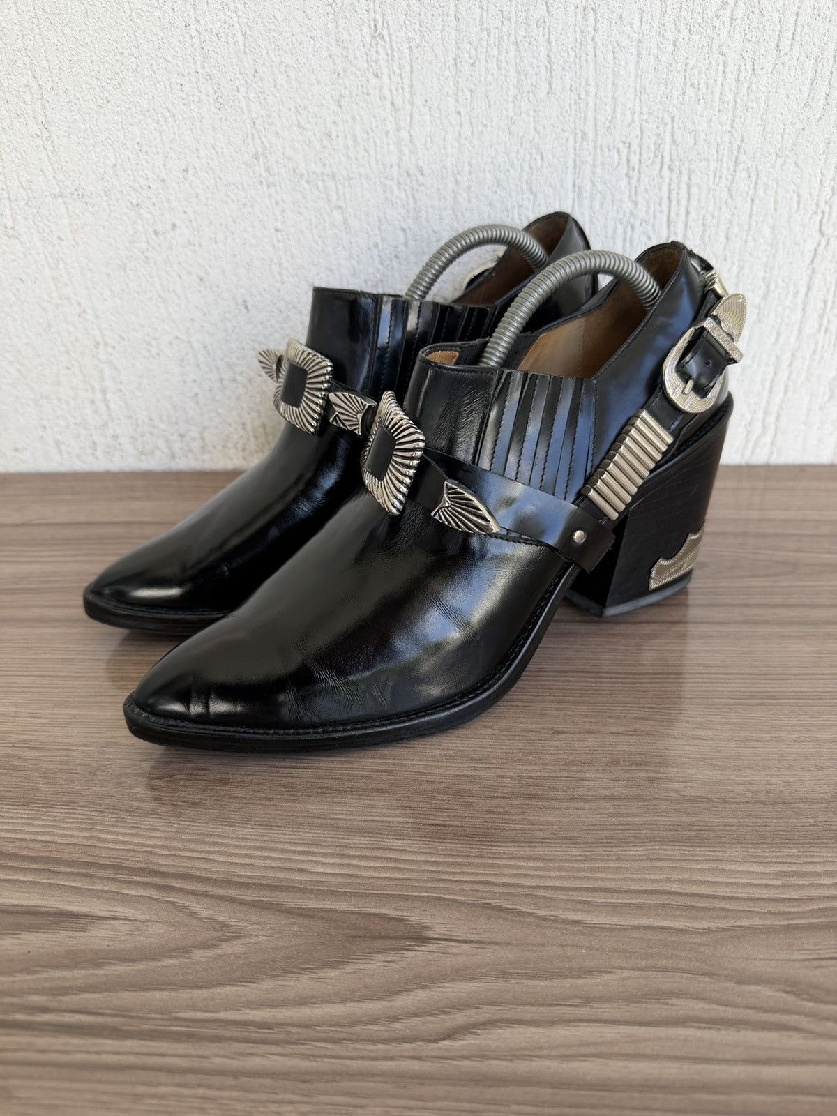 Toga Pulla Studded Western harness boots Size US 11 / IT 41 - 1 Thumbnail