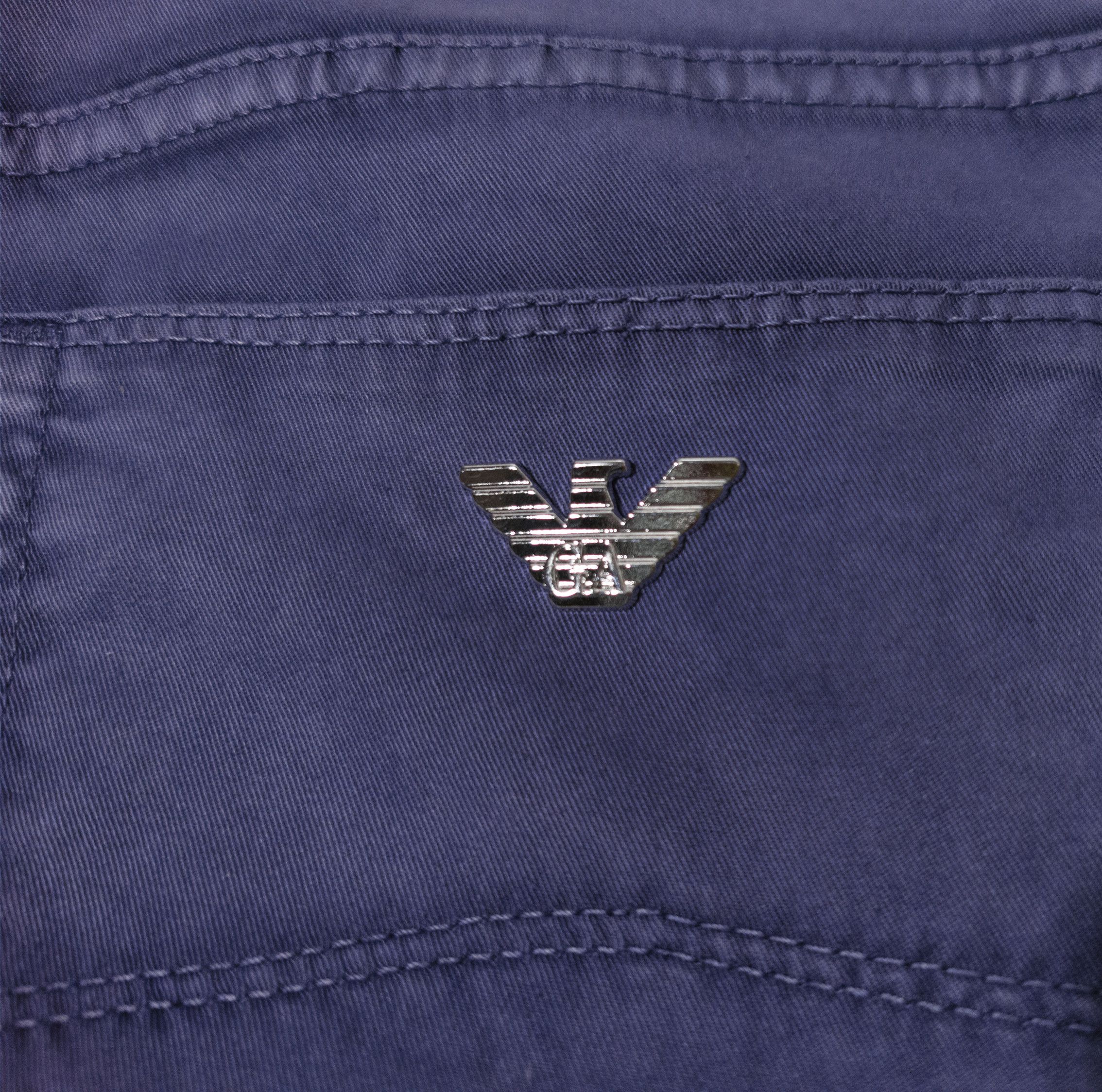Emporio Armani MSRP~250€ Thin Cotton Pants Slim Straight J85 class. elegant Size 34" / US 12 / IT 48 - 8 Thumbnail