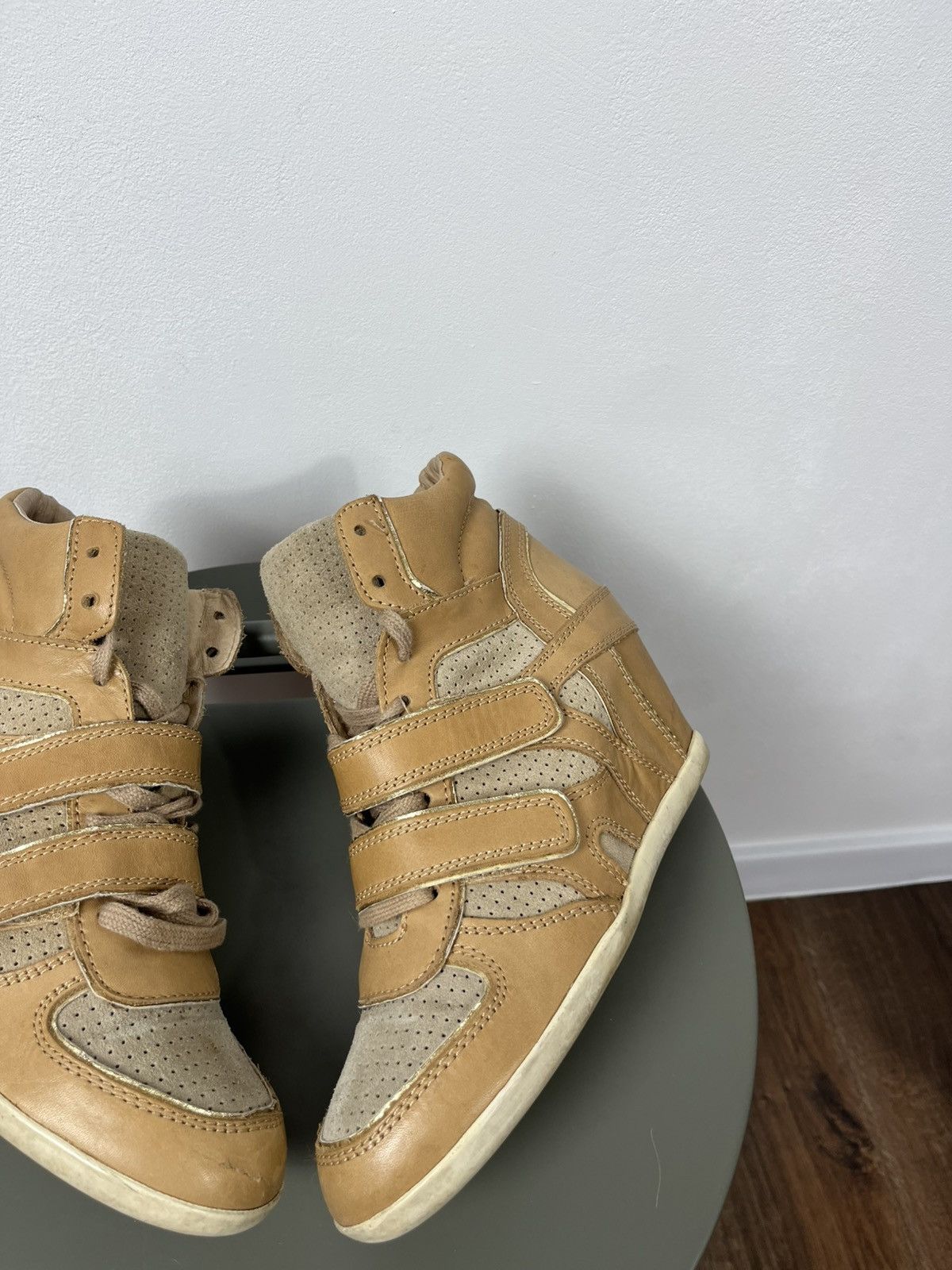 ASH Vintage ASH wedge sneakers beige brown size 40 Size US 9 / IT 39 - 3 Thumbnail