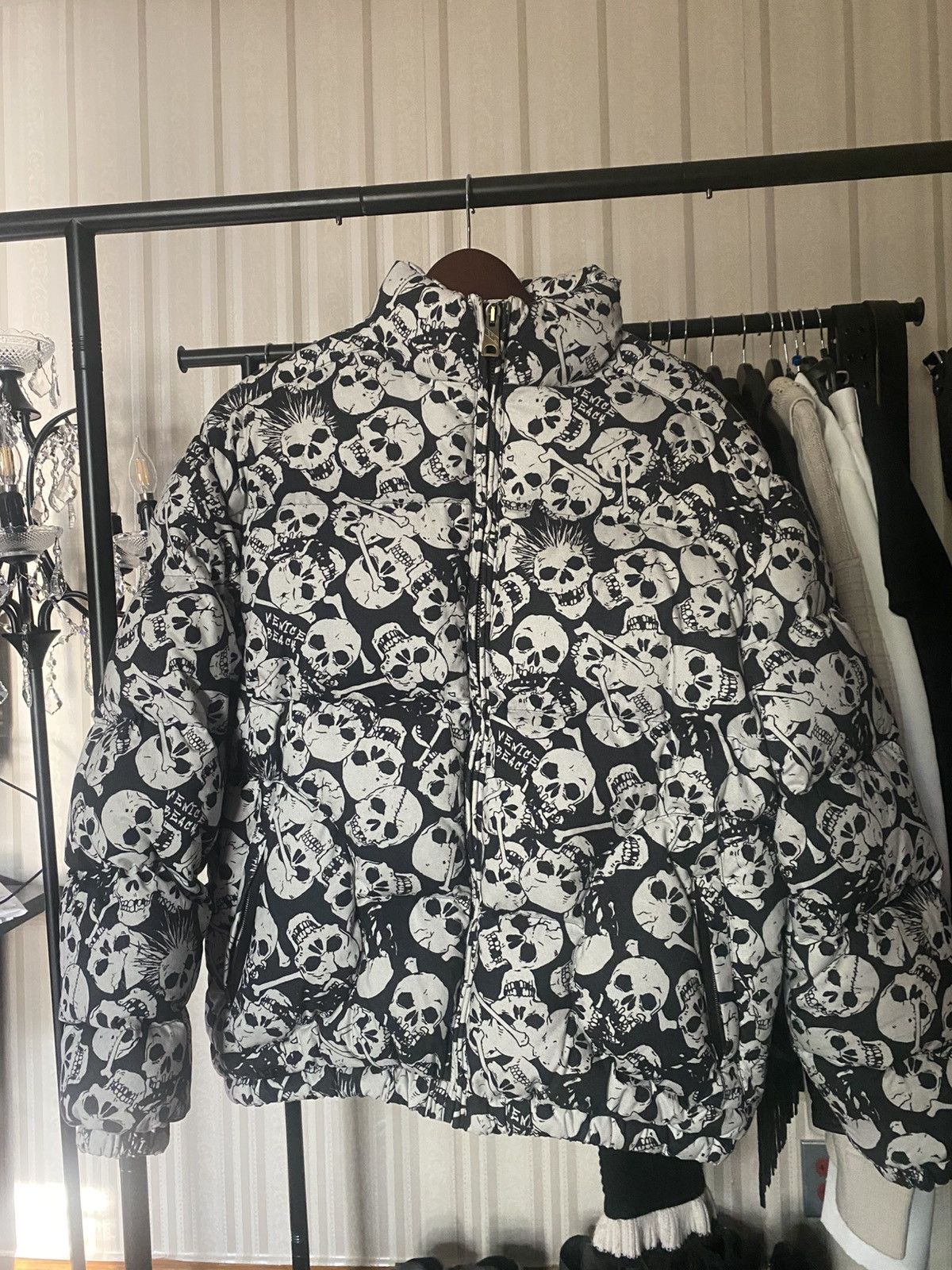 ERL ERL skull print puffer coat Size US L / EU 52-54 / 3 - 1 Thumbnail