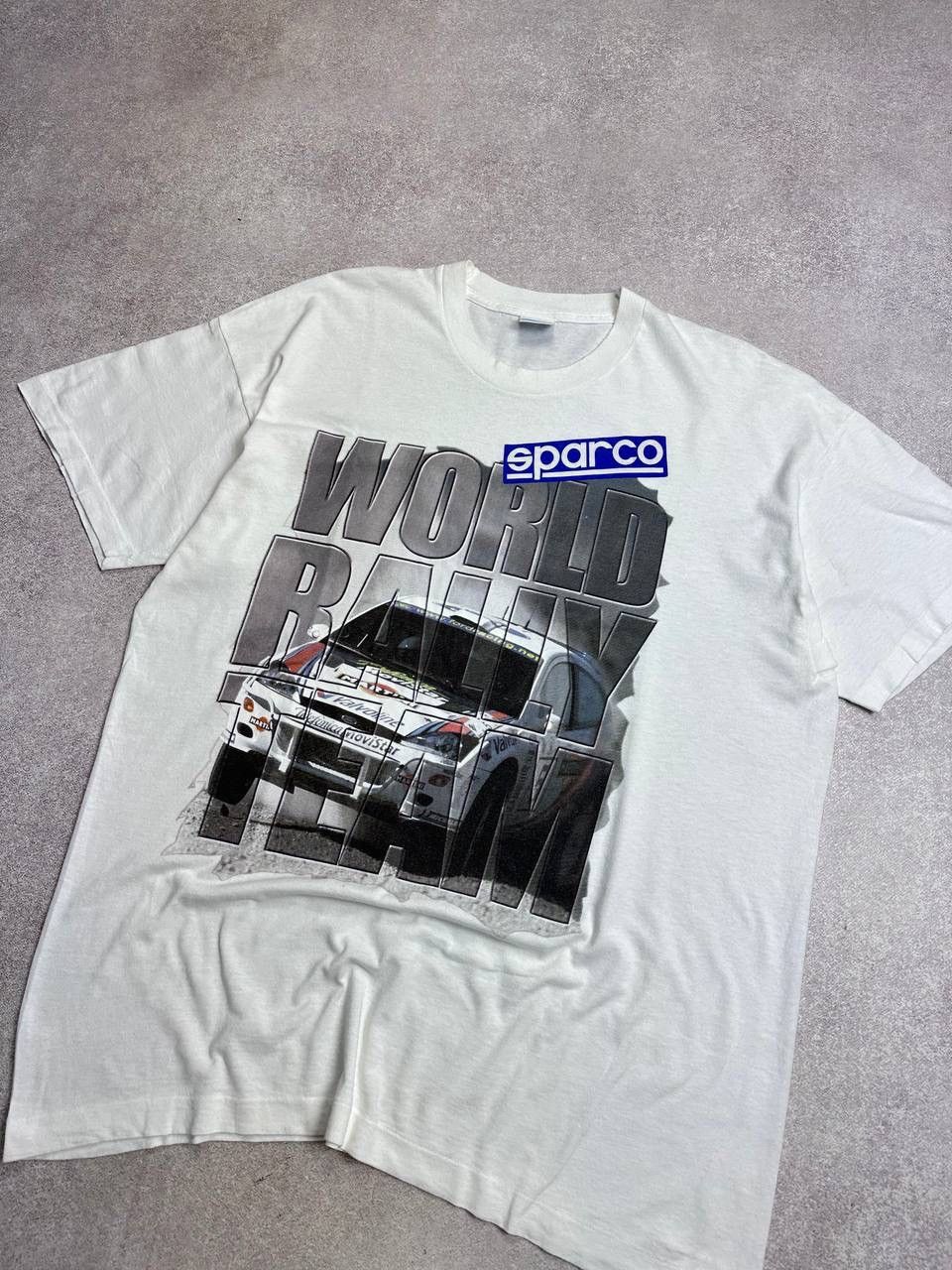 Vintage Vintage Sparco World Rally Team Y2K T-shirt XXL Size US XXL / EU 58 / 5 - 2 Thumbnail