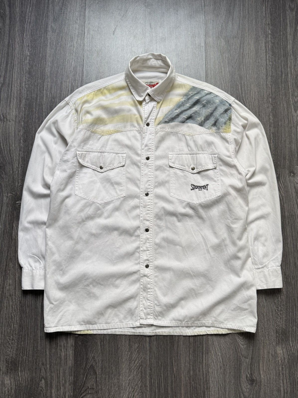 Vintage 90s Vintage Crazy Stockerpoint American Eagle Shirt Size US M / EU 48-50 / 2 - 1 Thumbnail