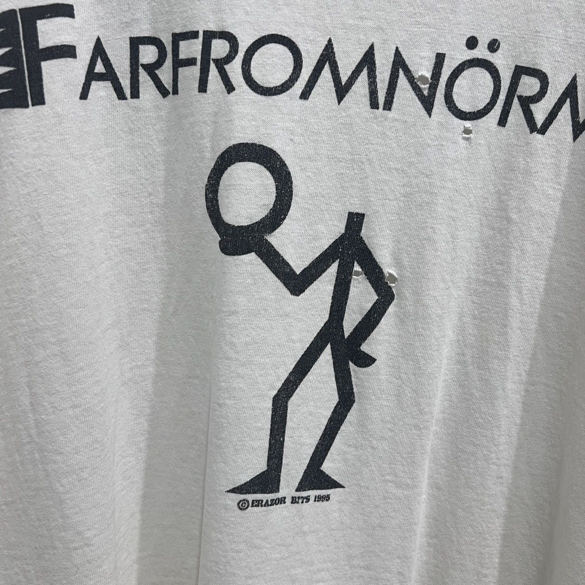 Vintage Vintage 90s FarFromNormal Distressed Thrashed Faded Graphic Size US XL / EU 56 / 4 - 3 Thumbnail