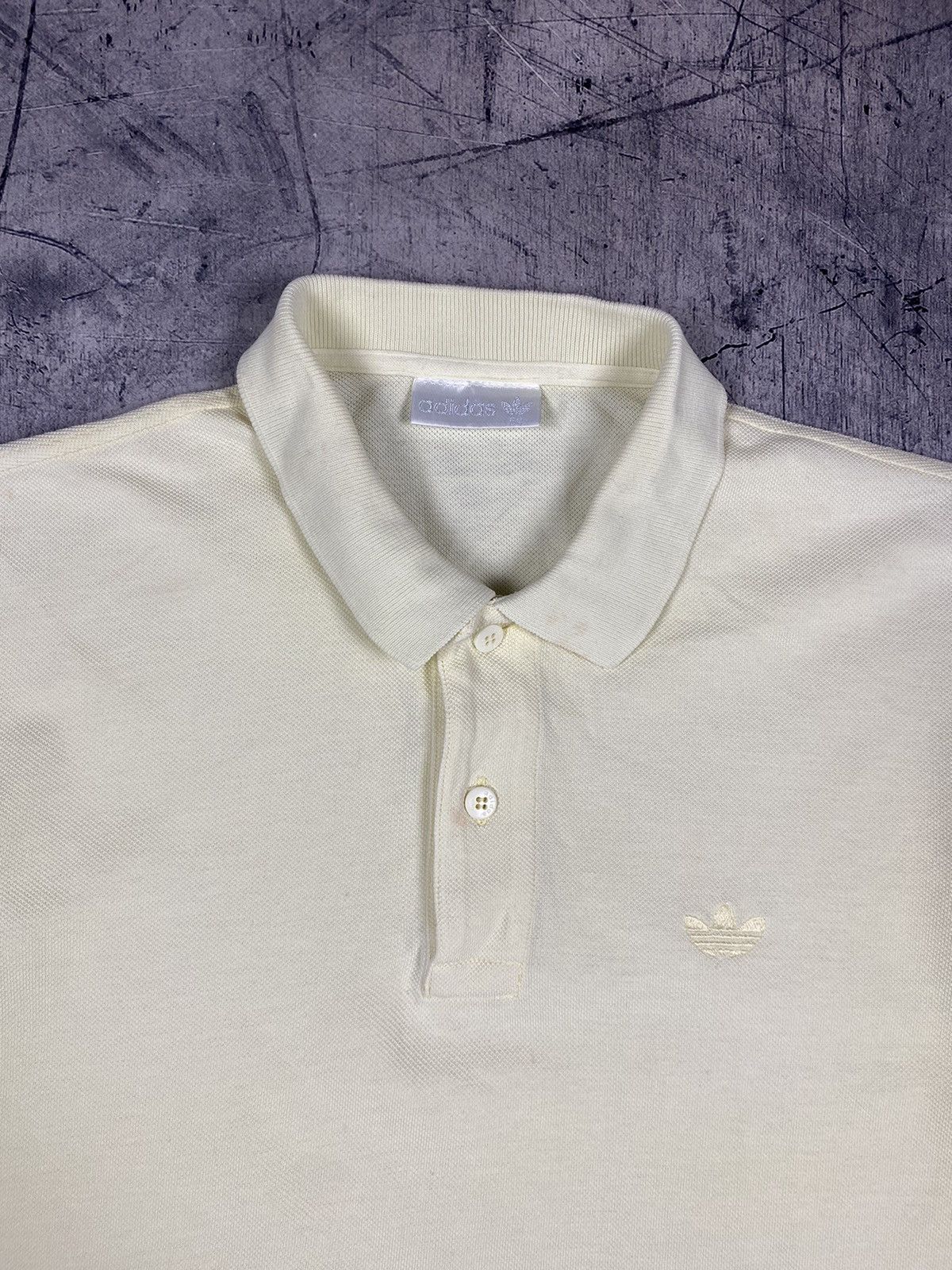 Adidas Vintage 90s Adidas Designer Polo T Shirt Size US L / EU 52-54 / 3 - 5 Thumbnail