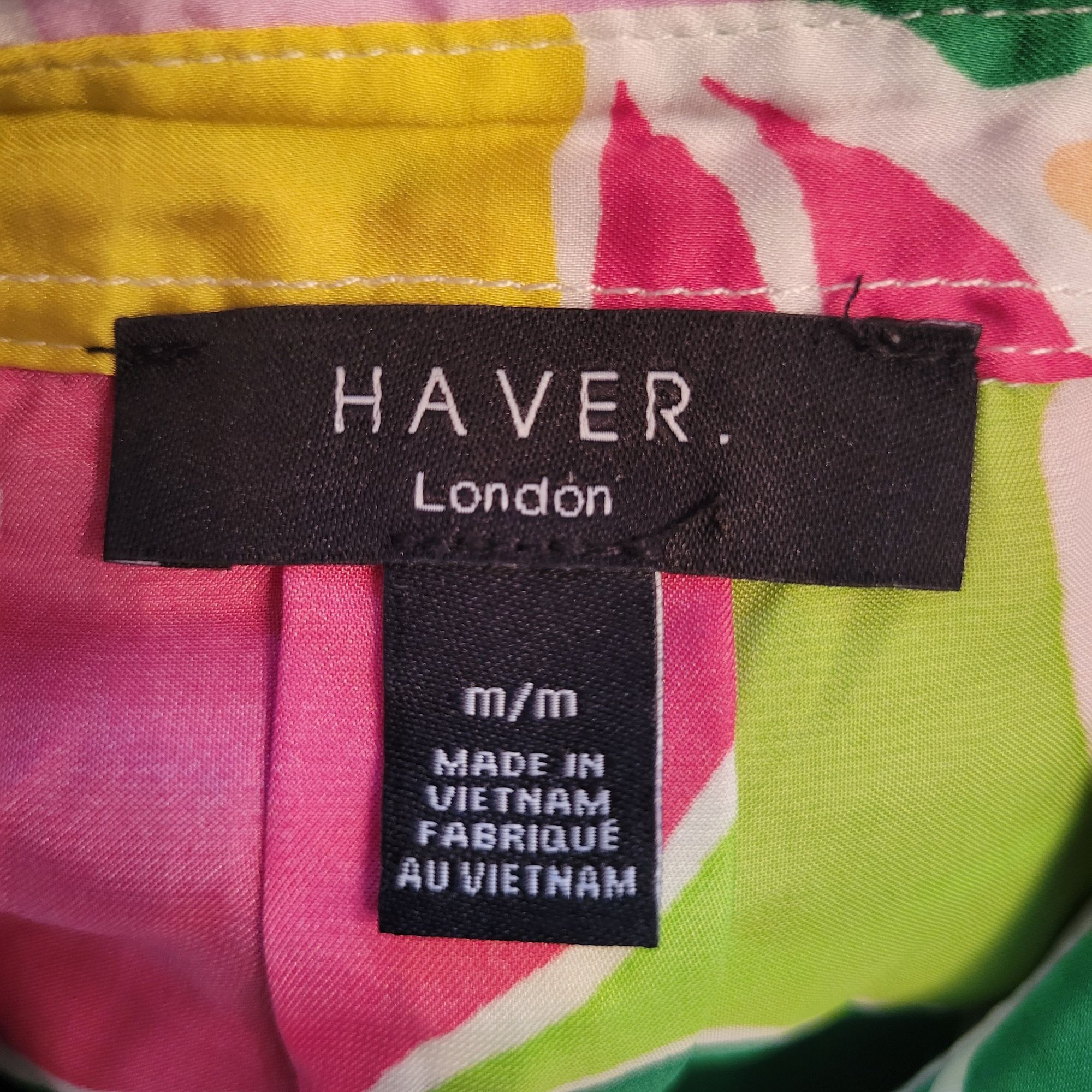 Other Haver London Bright Floral Button Front Shirt M Lightweight Size M / US 6-8 / IT 42-44 - 3 Thumbnail