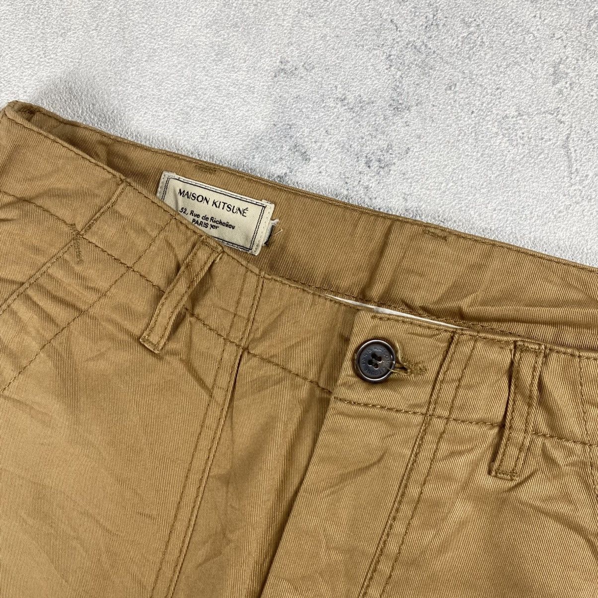 Maison Kitsune Maison Kitsune Fatigue Khaki Pants Size US 28 / EU 44 - 2 Thumbnail