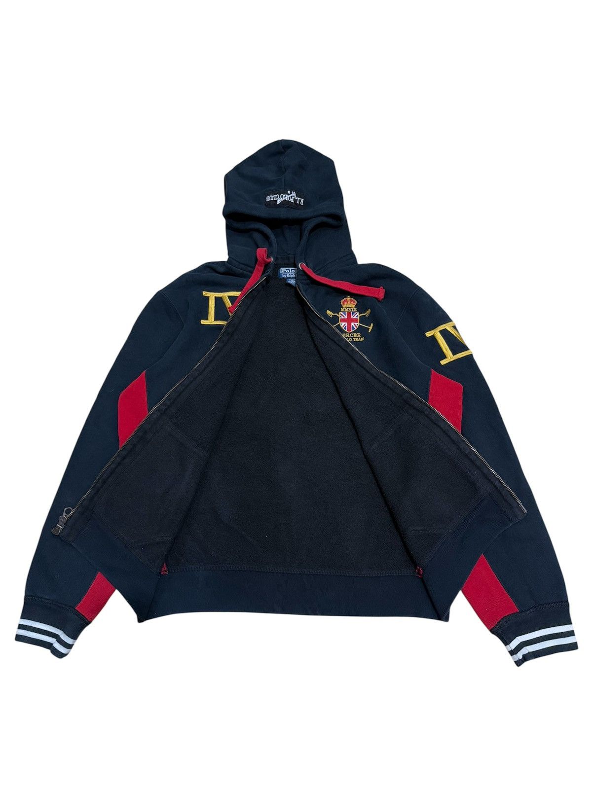 Polo Ralph Lauren VINTAGE MERCER POLO RALPH LAUREN ZIPPER HOODIE Size US XL / EU 56 / 4 - 2 Thumbnail
