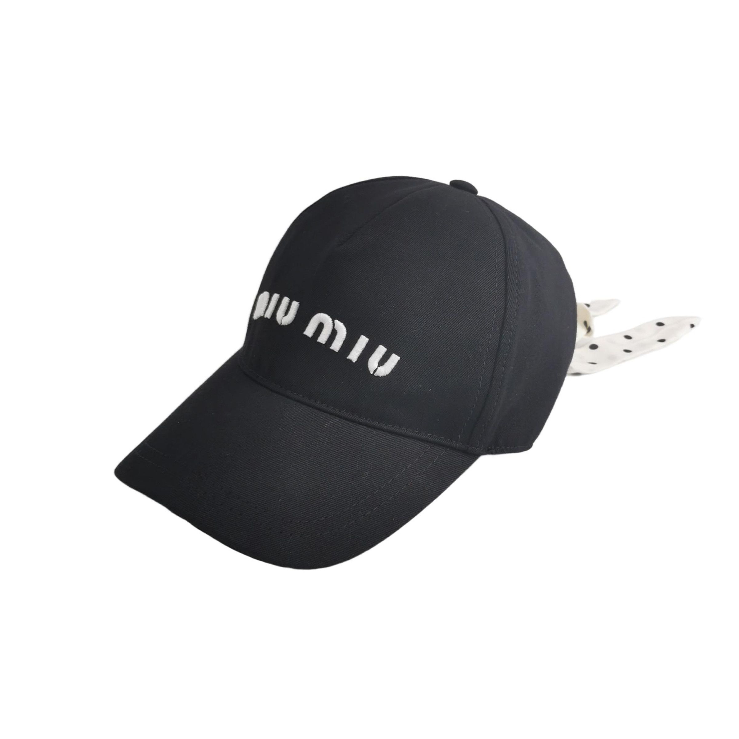 Miu Miu Miu Miu Logo Embroidery Baseball Cap Size S Size ONE SIZE - 1 Thumbnail