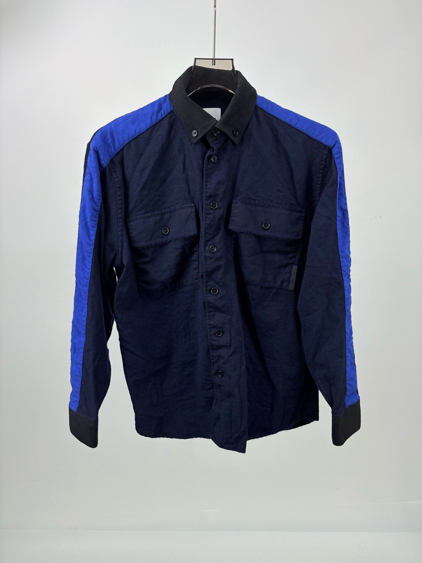 Burberry Burberry Wool Long-Sleeve Shirt Jacket Size US M / EU 48-50 / 2 - 1 Thumbnail