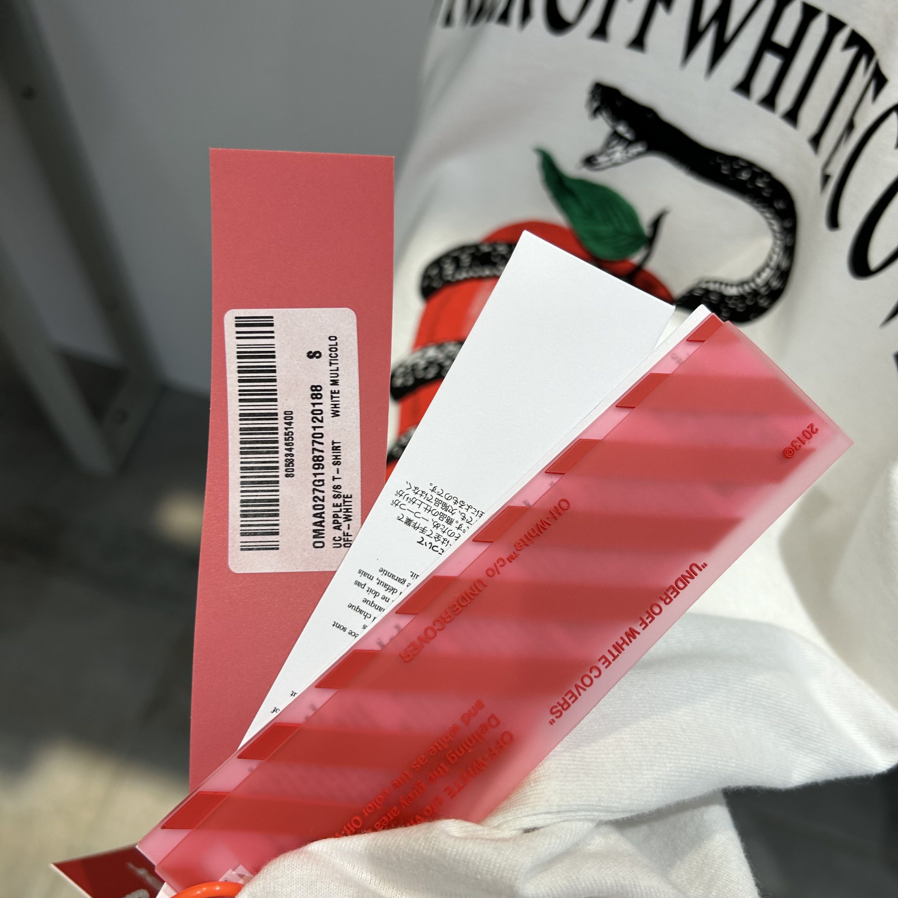 Off-White × Undercover OFF-WHITE Undercover Apple T-shirt Size US S / EU 44-46 / 1 - 6 Thumbnail