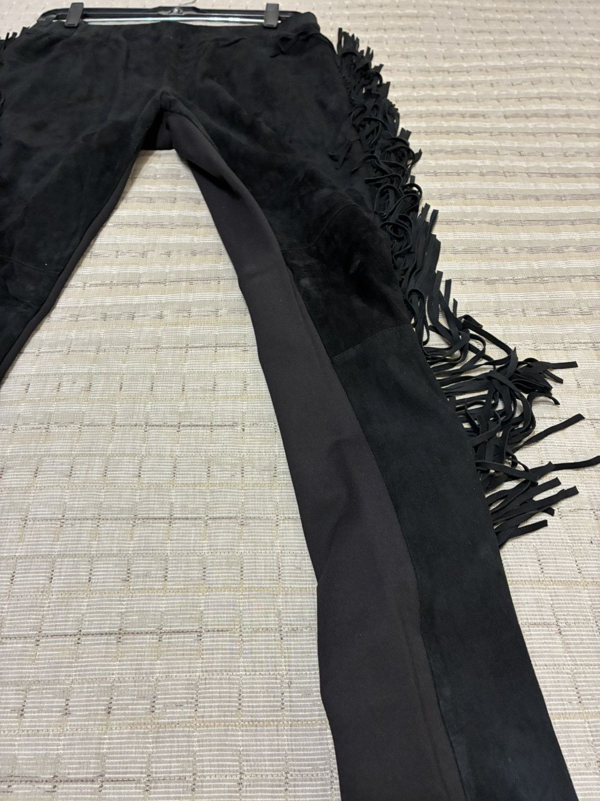Other Black Fringe Pants Size US 32 / EU 48 - 8 Thumbnail