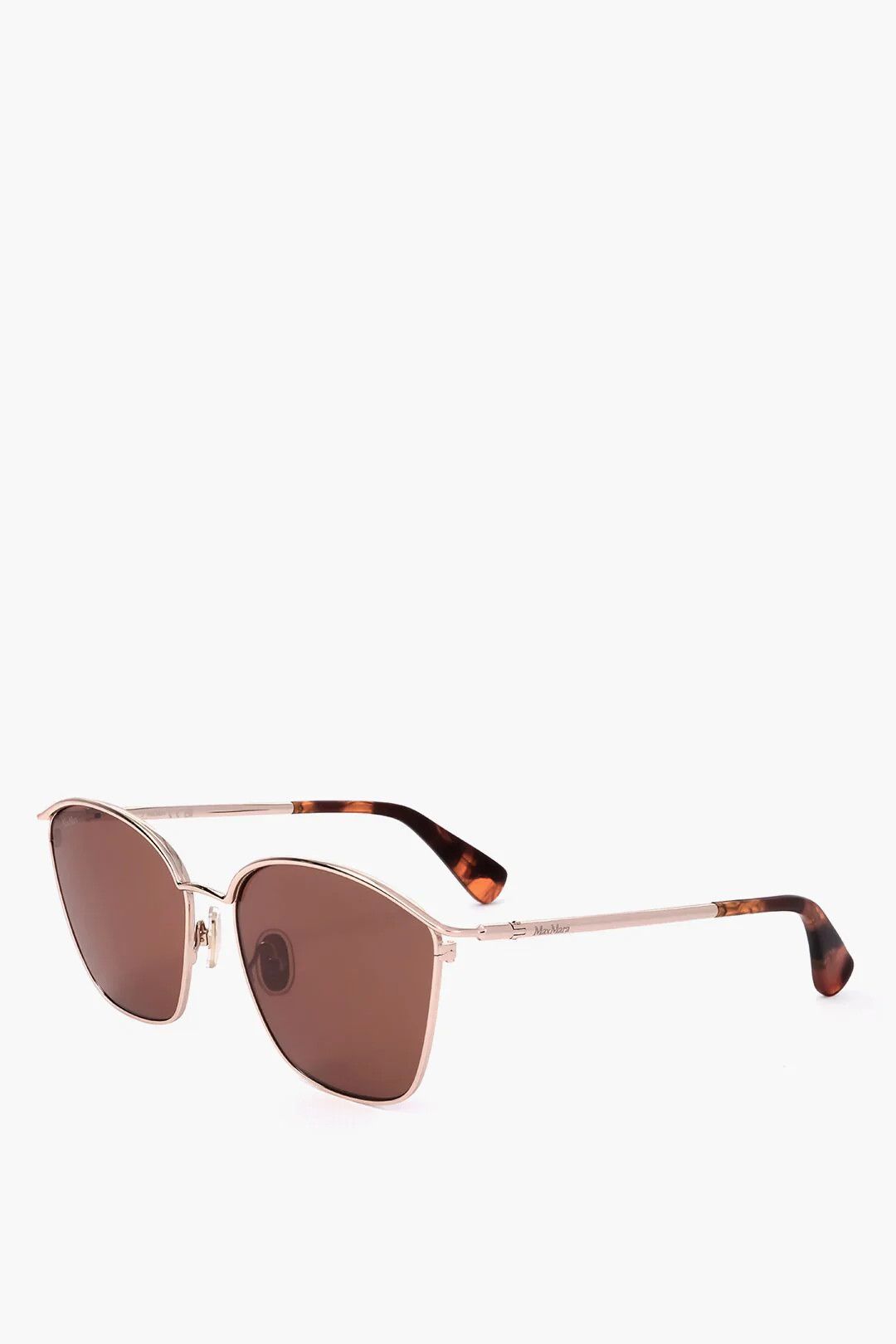 Max Mara og1mm0426 Size: OS / Clubmaster Sunglasses in Brown Size ONE SIZE - 2 Thumbnail