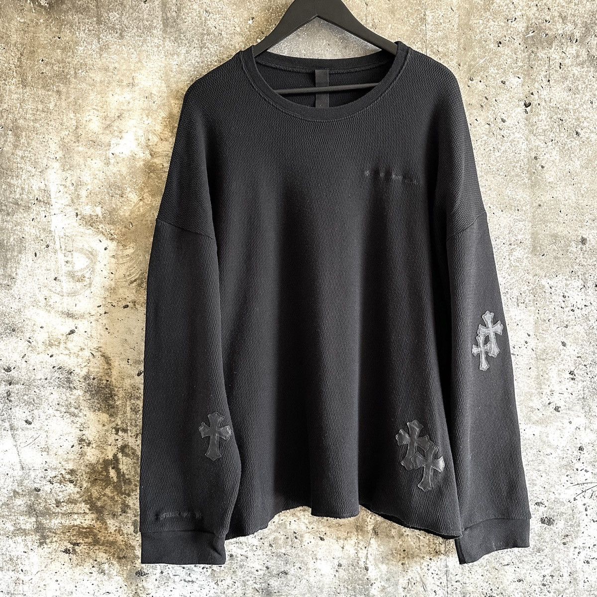Chrome Hearts CEMETERY Multi Cross Patch Thermal Long Sleeve
