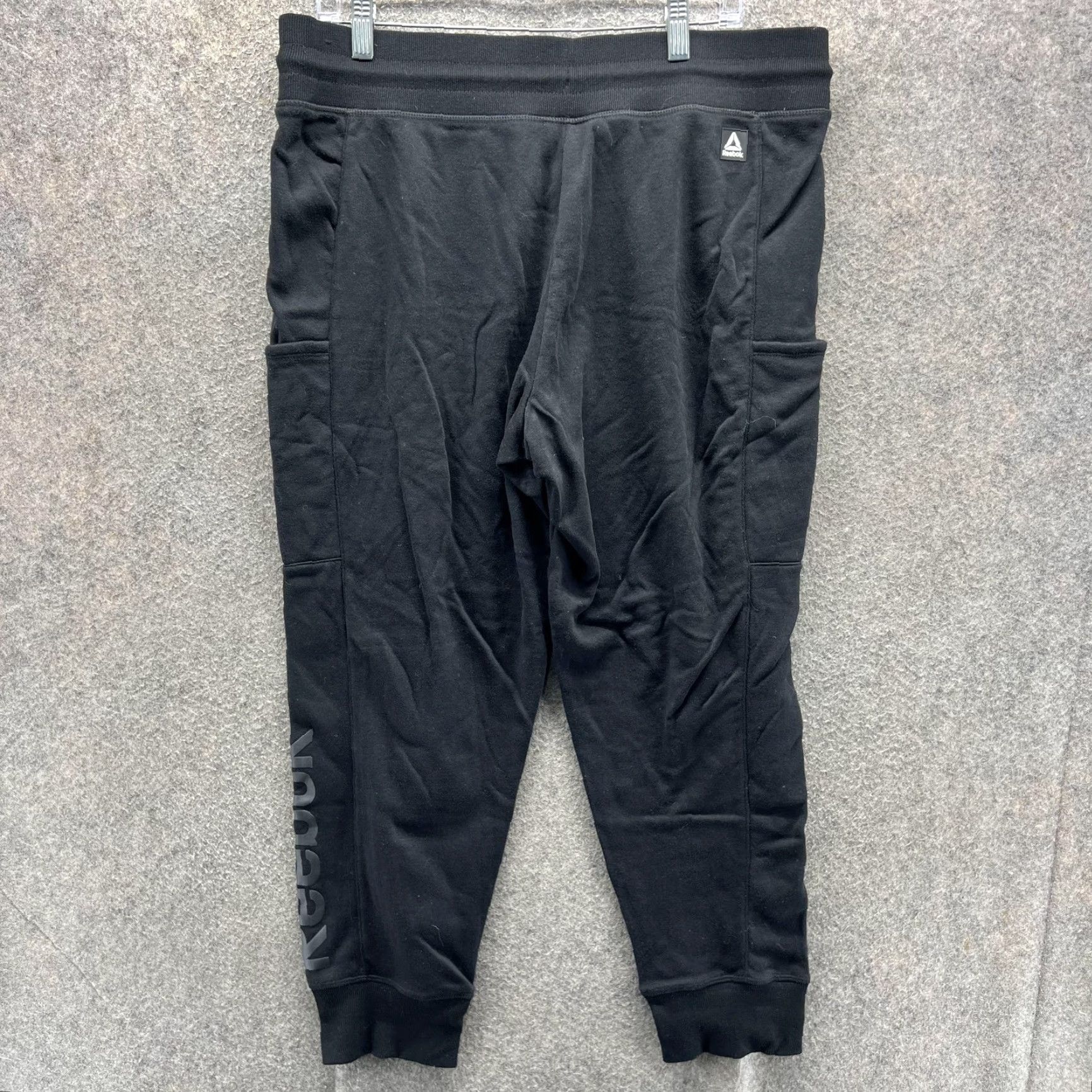 Reebok Reebok Jogger Sweatpants Mens XL Black Fleece Lounge Pants Athletic Casual ID: 41382 Size US 36 / EU 52 - 6 Thumbnail