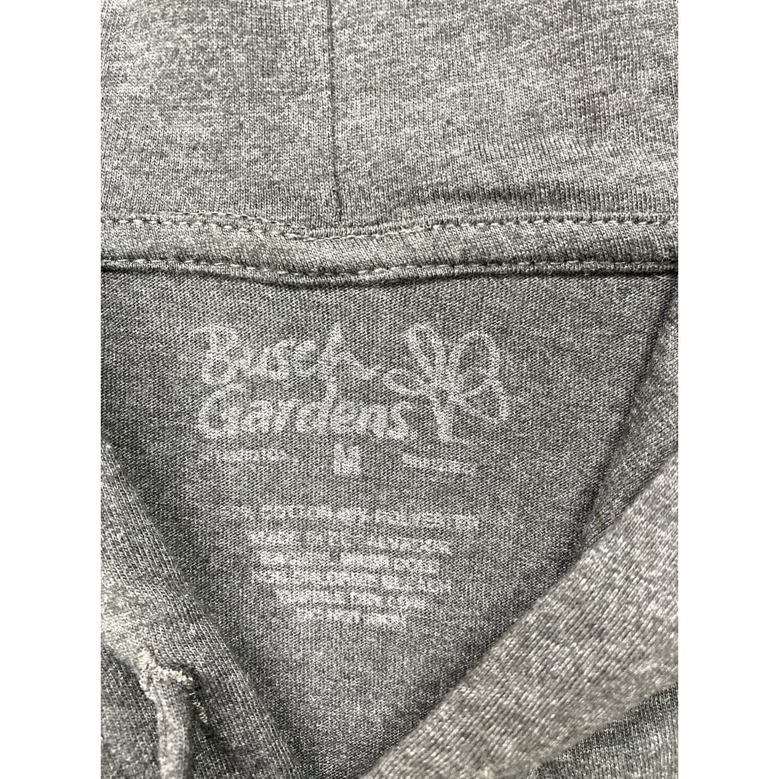 Vintage Busch Gardens Hooded Pullover Graphic Graphic Print Logo Lightweight Crop Hoodie Women Medium Gray Pullover Hoodie? Size M / US 6-8 / IT 42-44 - 5 Thumbnail