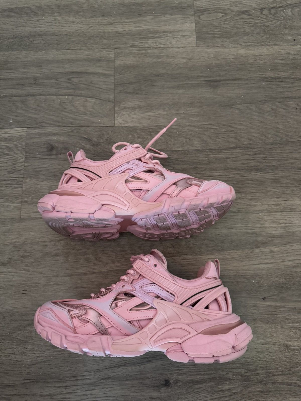 Balenciaga Balenciaga Pink Track Sneakers Women Size US 5 / IT 35 - 3 Thumbnail