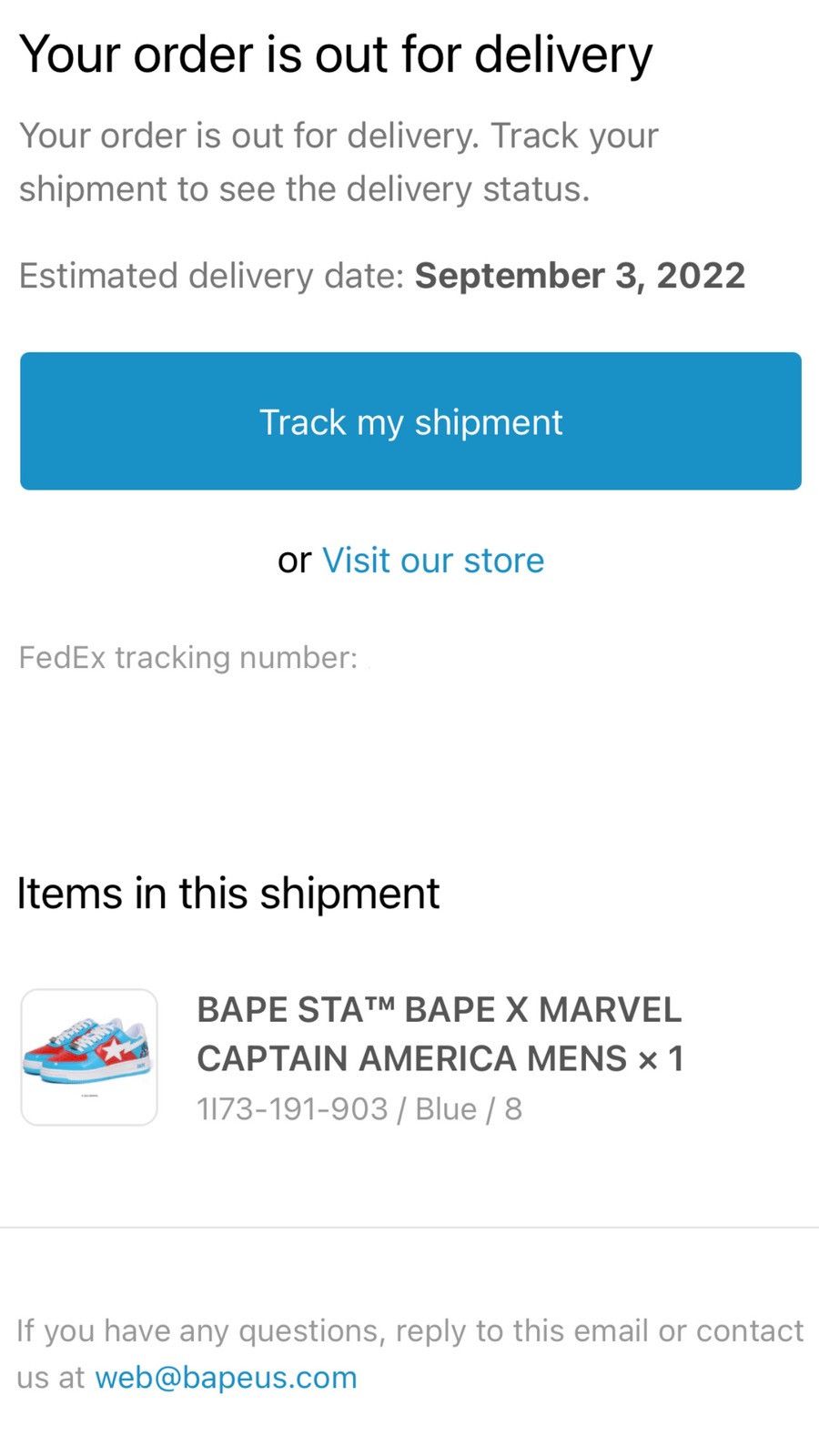 Bape × Marvel Comics BAPE X MARVEL CAPTAIN AMERICA BAPESTA Size US 8 / EU 41 - 8 Thumbnail