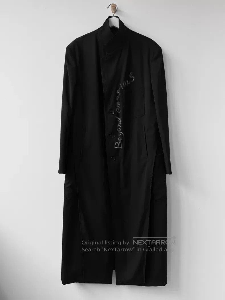 Yohji Yamamoto Yohji Yamamoto 23SS Japanese Handwriting Extra Long Coat Size US M / EU 48-50 / 2 - 1 Thumbnail