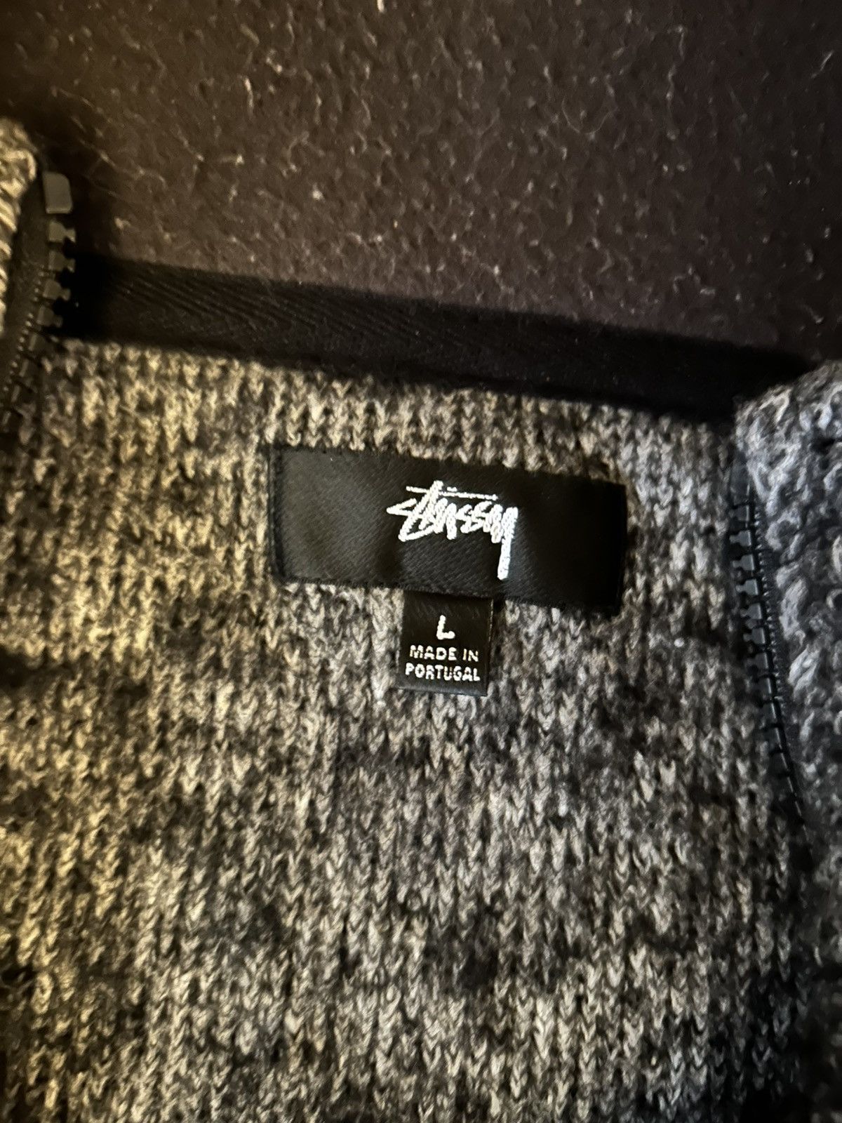 Stussy Wool Blend Sherpa Mock Size US L / EU 52-54 / 3 - 4 Thumbnail