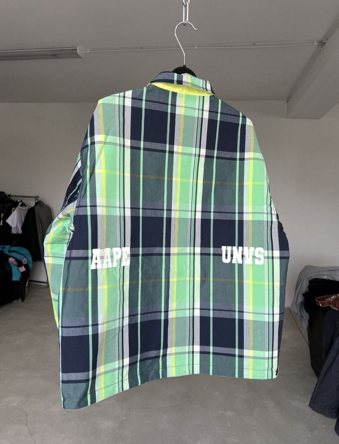 Aape Aape Plaid Reversible Coach Jacket Size US S / EU 44-46 / 1 - 10 Thumbnail