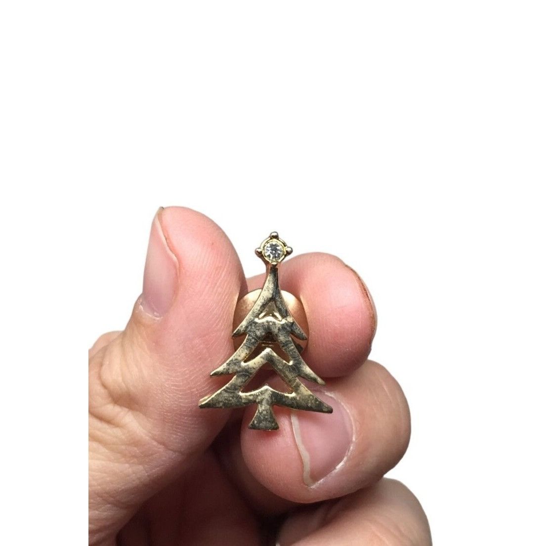 Other Vintage Avon Christmas Tree Gold Toned Pin Size ONE SIZE - 2 Thumbnail