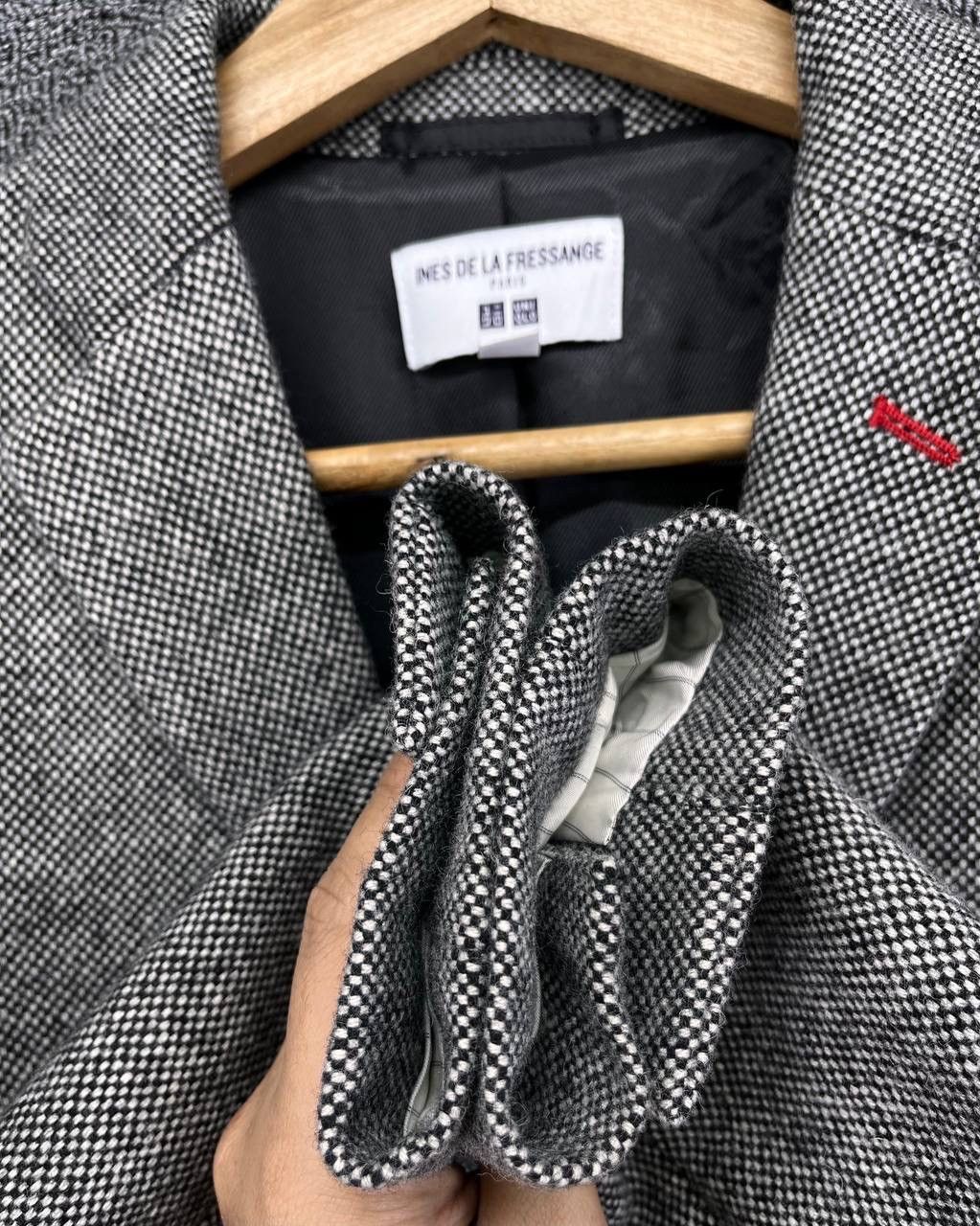 Japanese Brand Ins de La Fressange X Uniqlo Luxury Rare Wool Coat Jacket Size S / US 4 / IT 40 - 10 Thumbnail