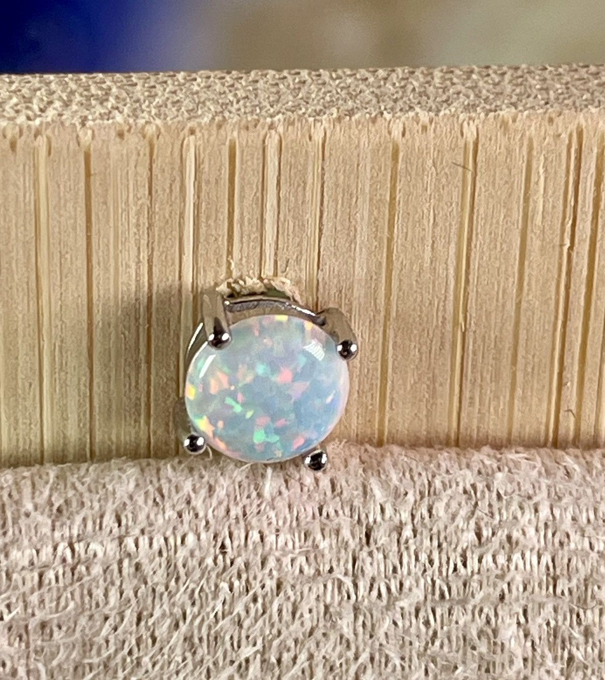 Other Genuine Ethiopian 2CT OPAL Earrings. Silver 925 Size ONE SIZE - 8 Thumbnail