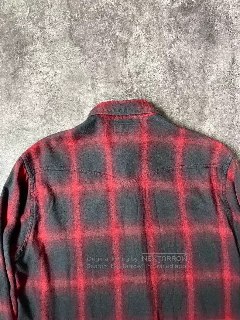 Saint Laurent Paris Saint Laurent Paris Autumn and Winter Red and Black Gradie Size US L / EU 52-54 / 3 - 7 Thumbnail
