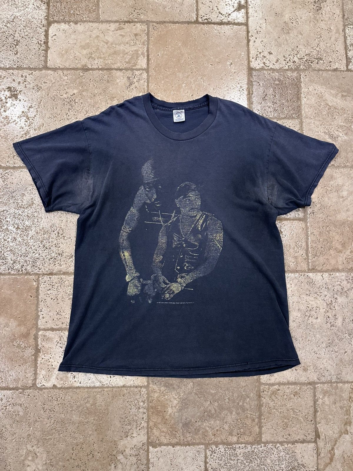 Vintage Vintage 1997 Tupac “Stop the Violence” Distressed Rap Tee Size US XL / EU 56 / 4 - 4 Thumbnail