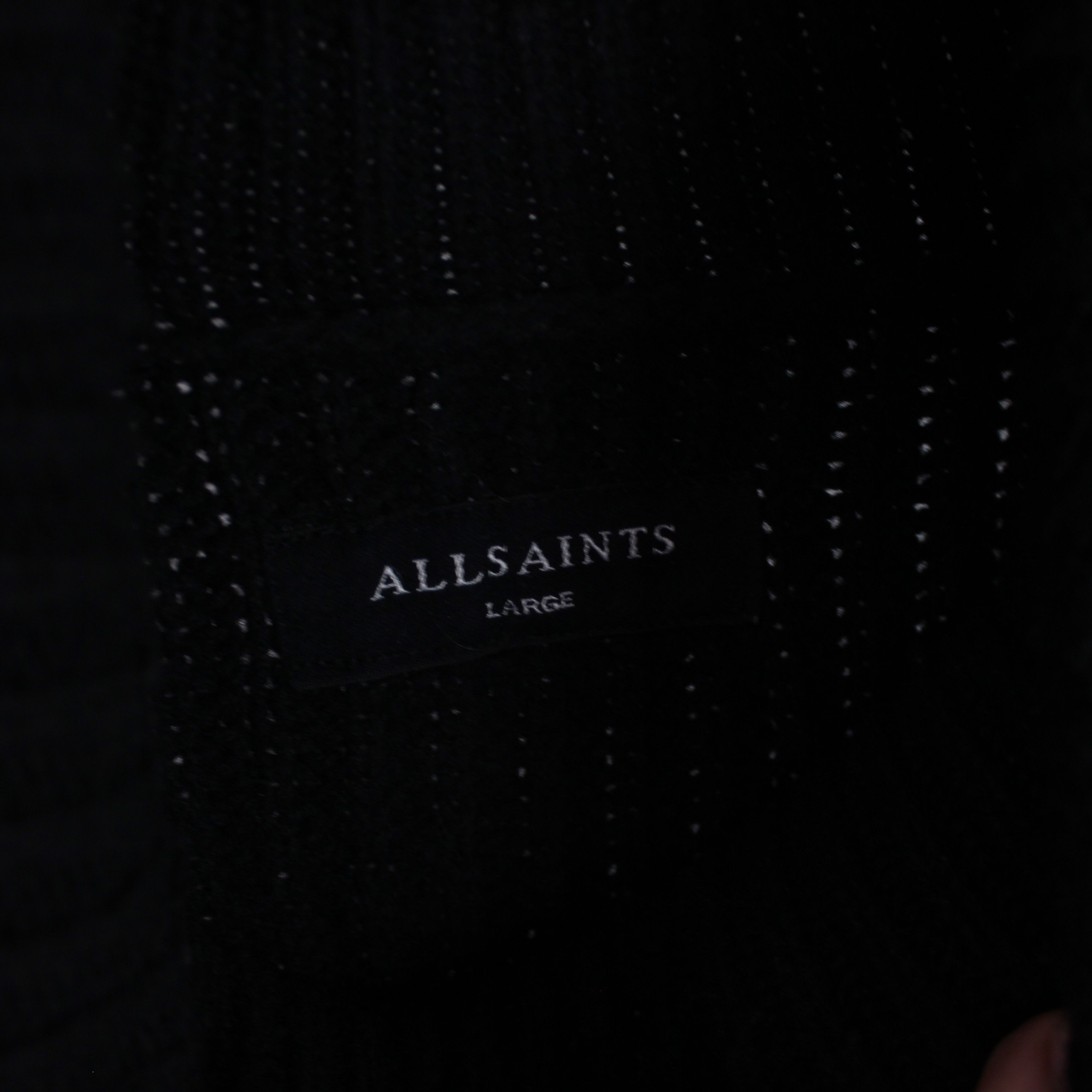 Allsaints Allsaints knitwear sweater black heavy men L knitwear Size US L / EU 52-54 / 3 - 6 Thumbnail