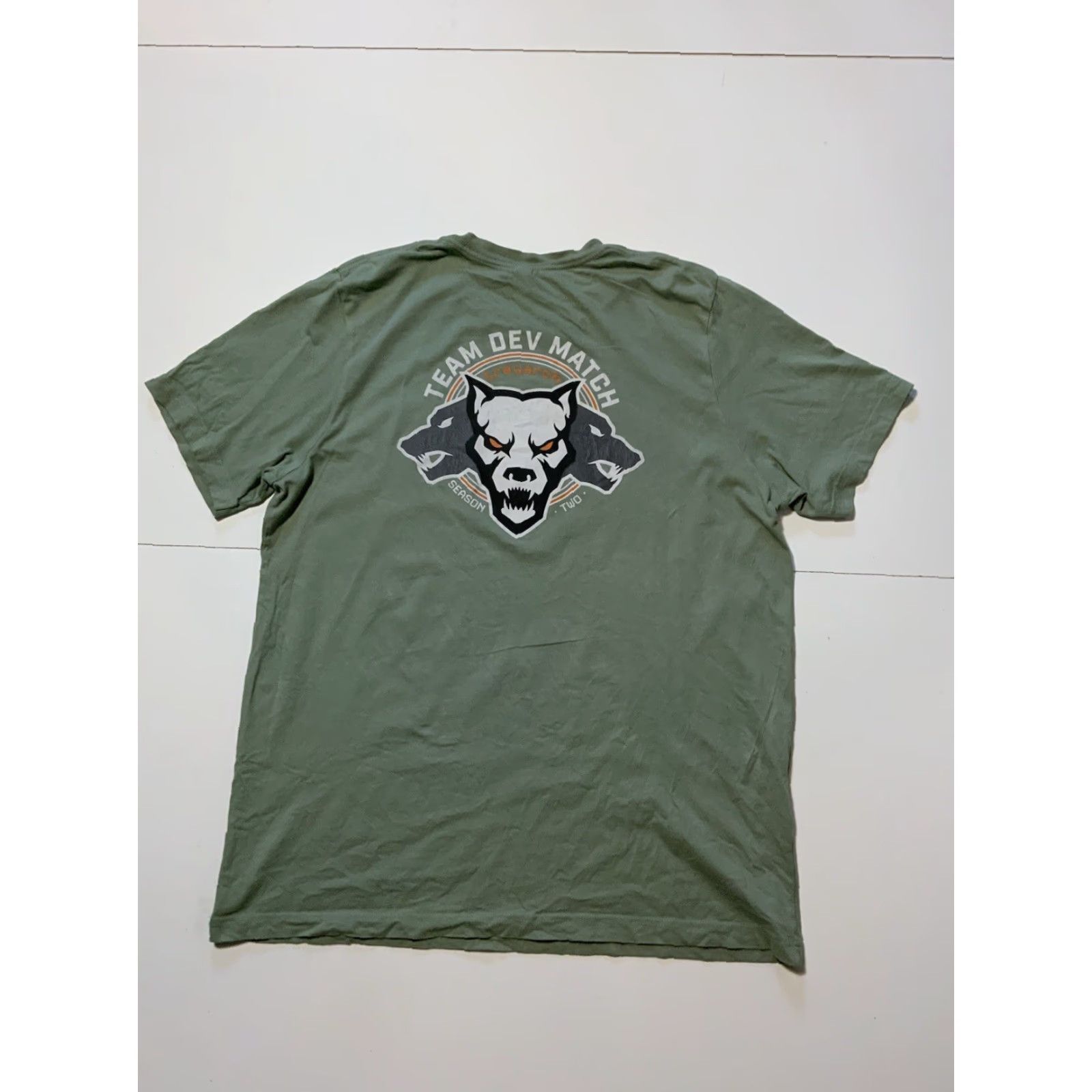 Vintage VINTAGE Call Of Duty Black Ops Treyarch Team Dev Match Development Team Season 2 T-Shirt Mens XL Green Size US XL / EU 56 / 4 - 3 Thumbnail