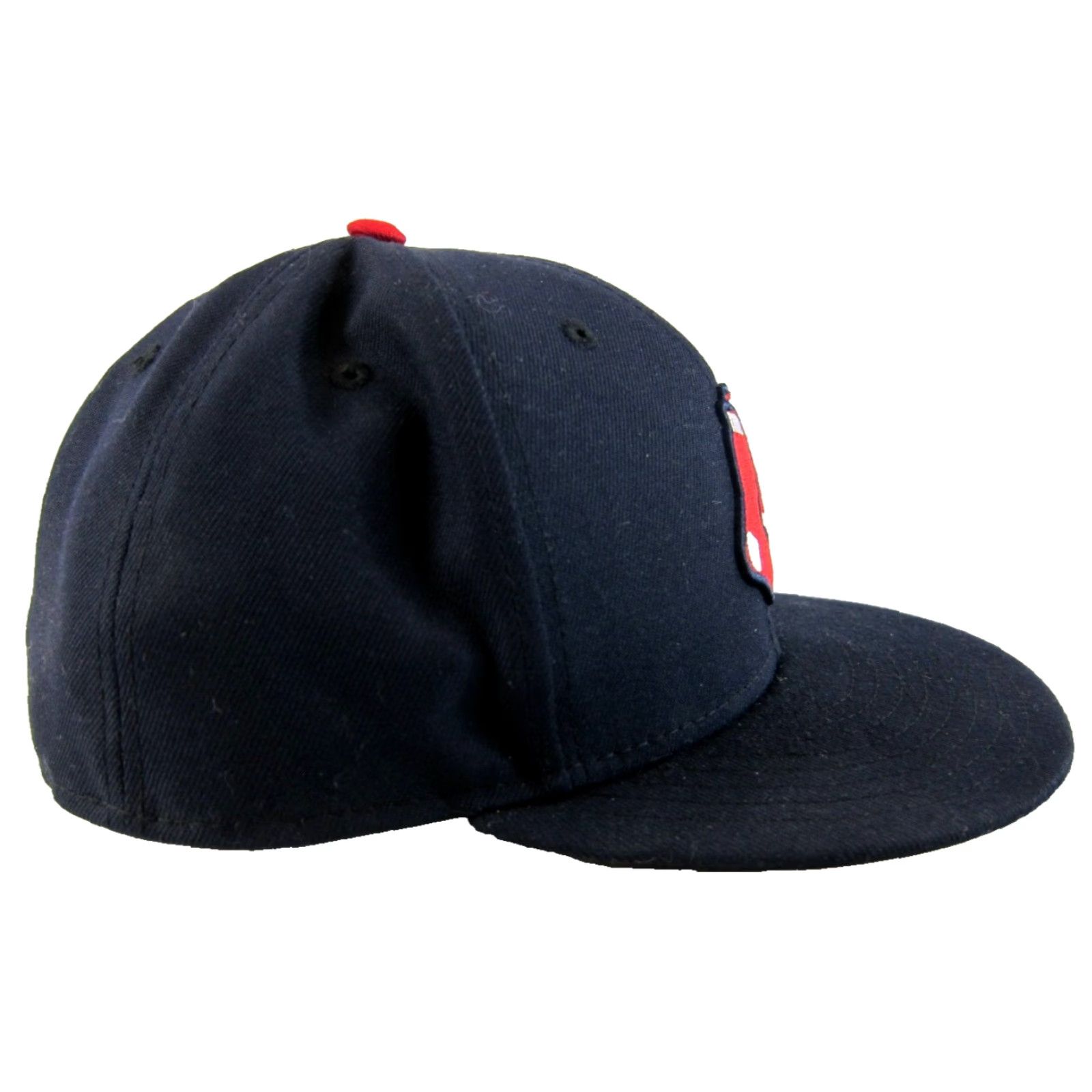 New Era Boston Red Sox Navy Blue Official On Field Cap New Era 59 Fifty Hat 7 3/8 Size ONE SIZE - 4 Thumbnail