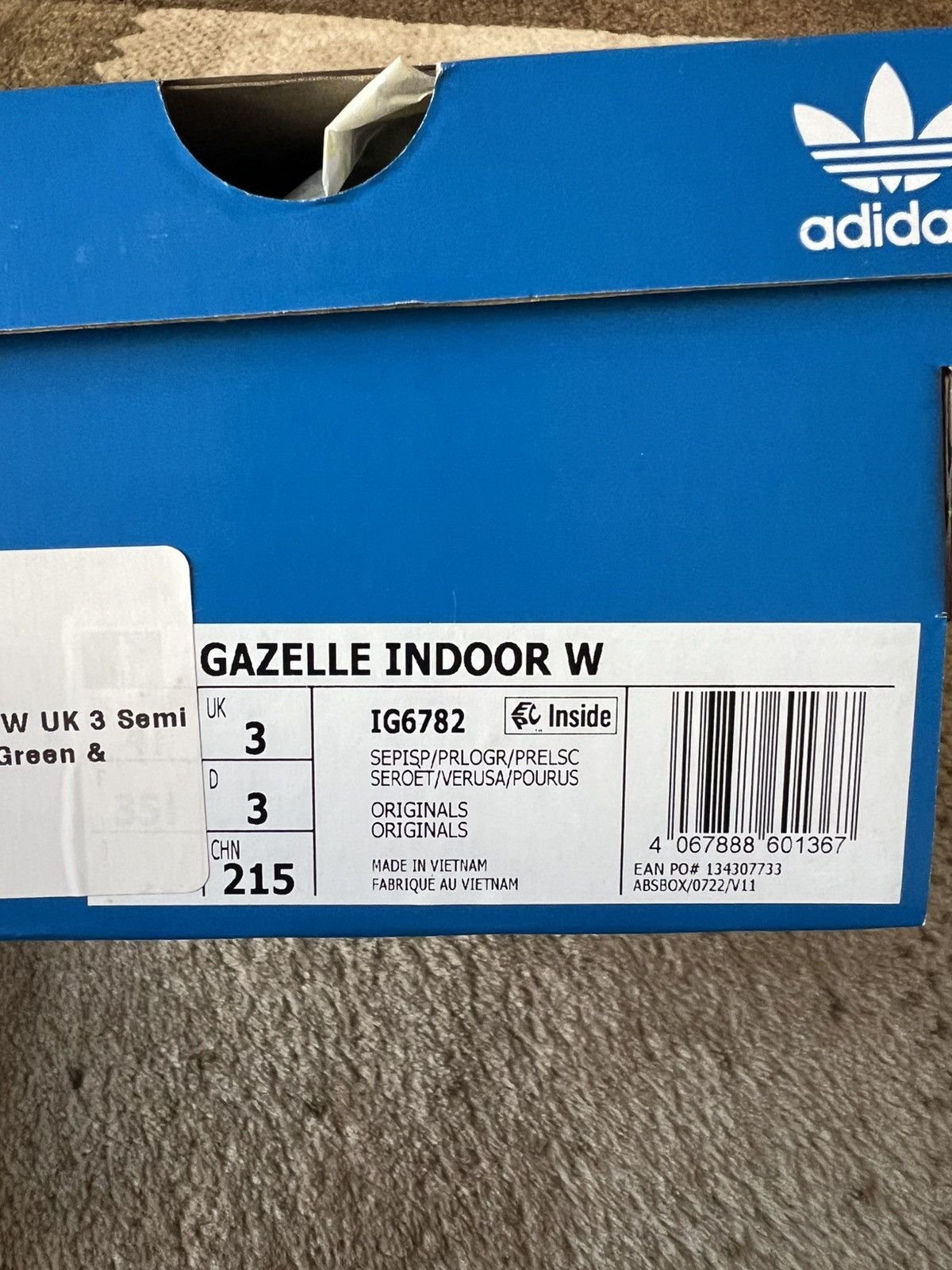 Adidas × Vintage STEAL Gazelle indoor pink spark 4.5W, 3.5 Men Size US 4.5 / IT 34.5 - 6 Thumbnail