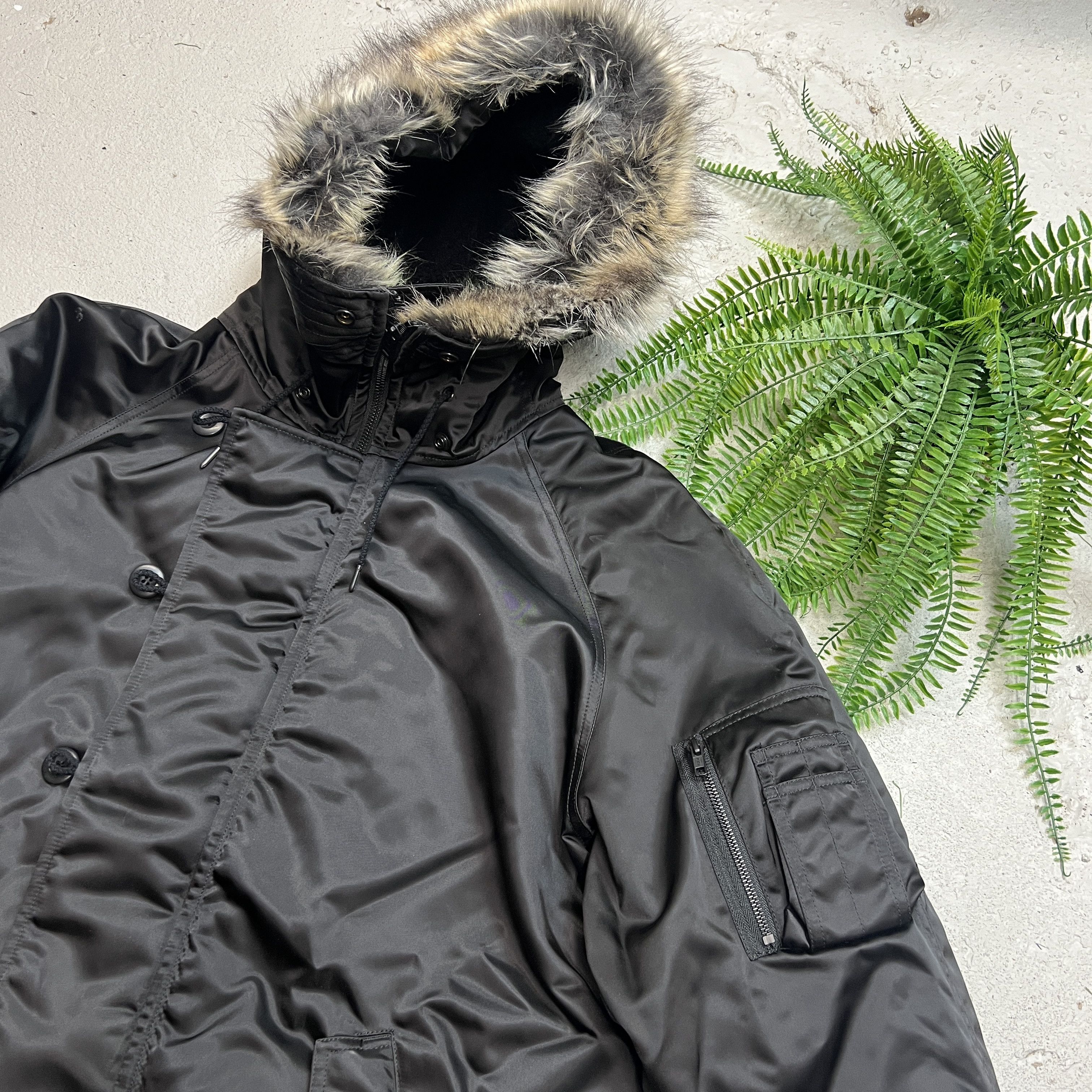Kanye West × Yeezy Yeezy Season 1 Fur Hooded Coat NWT Size US L / EU 52-54 / 3 - 2 Thumbnail