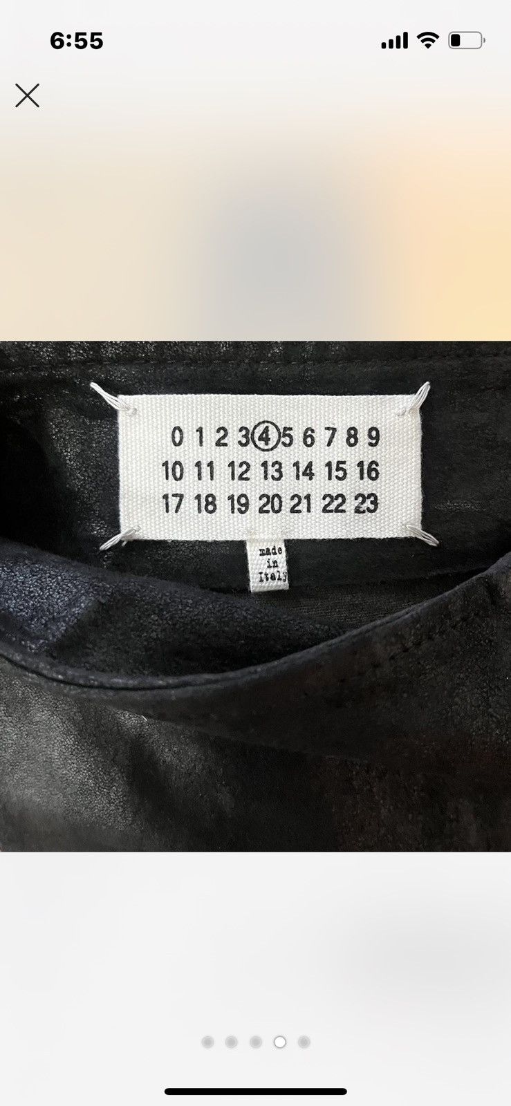 Maison Margiela Lamb leather leggings. Size 27" / US 4 / IT 40 - 4 Thumbnail