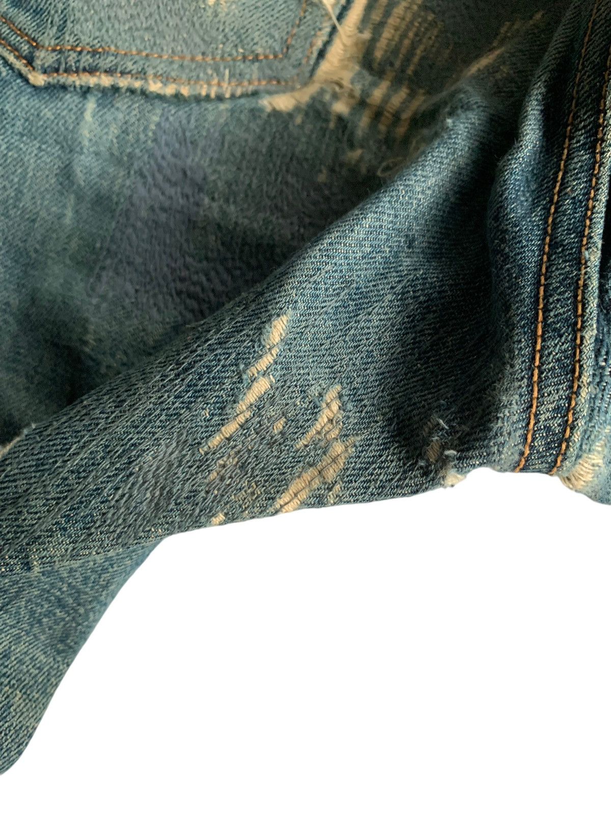 Kapital Vintage Go West Button fly Japan Selvedge distressed denim Size US 30 / EU 46 - 22 Thumbnail