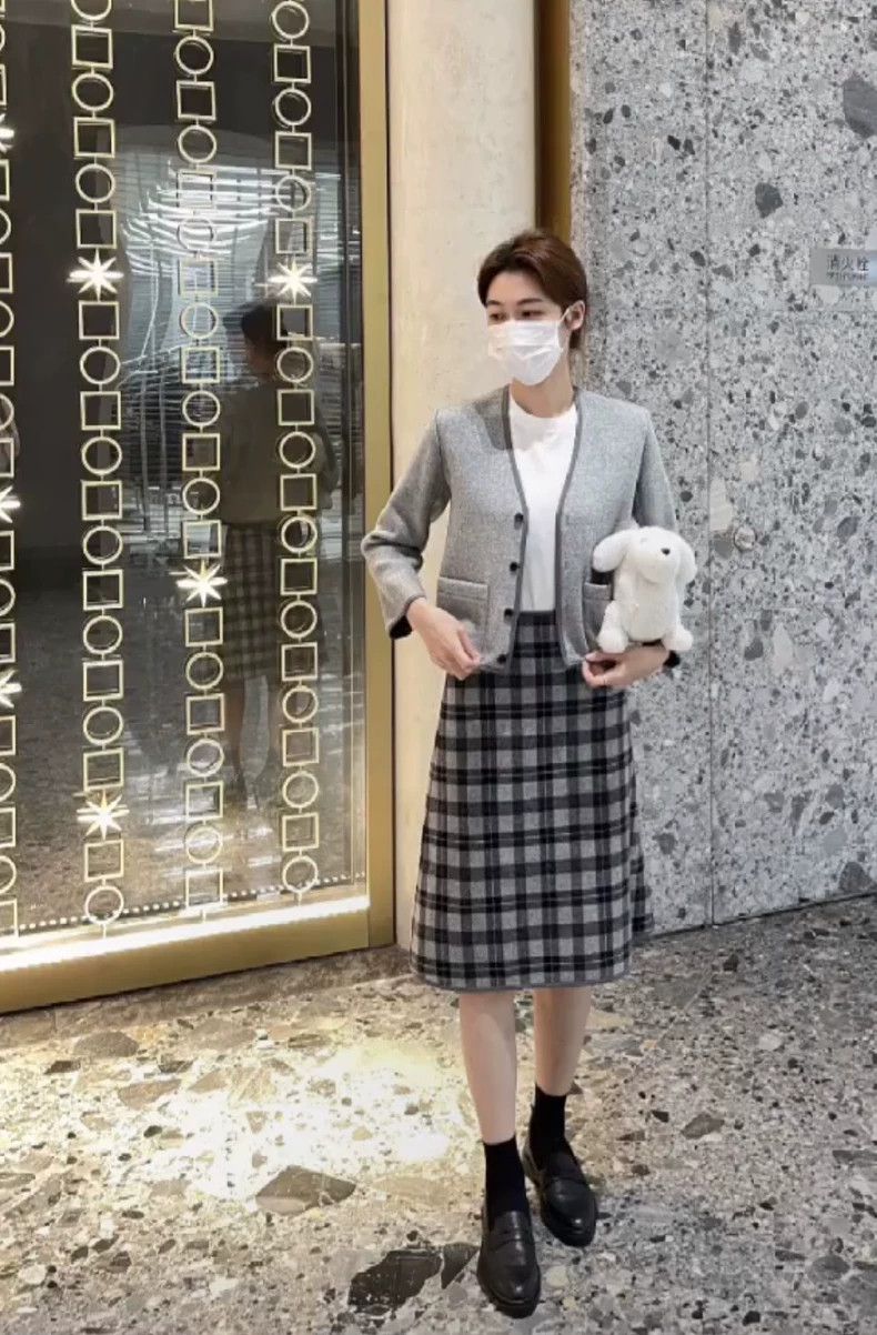 Thom Browne Thom Browne Woolen checkered skirt Size 26" / US 2 / IT 38 - 3 Thumbnail