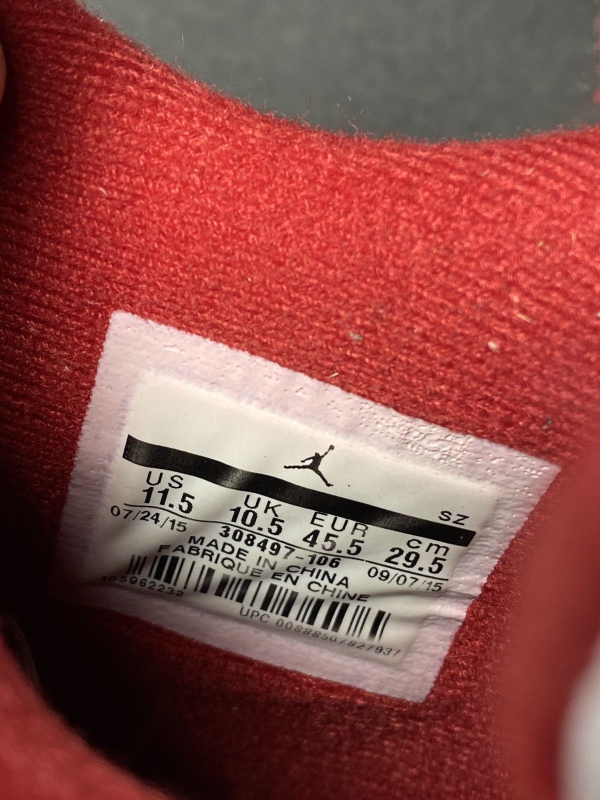 Jordan Brand × Nike Nike Air Jordan 4 Retro Alternate 89 11.5 US men’s sneakers Size US 11.5 / EU 44-45 - 25 Thumbnail